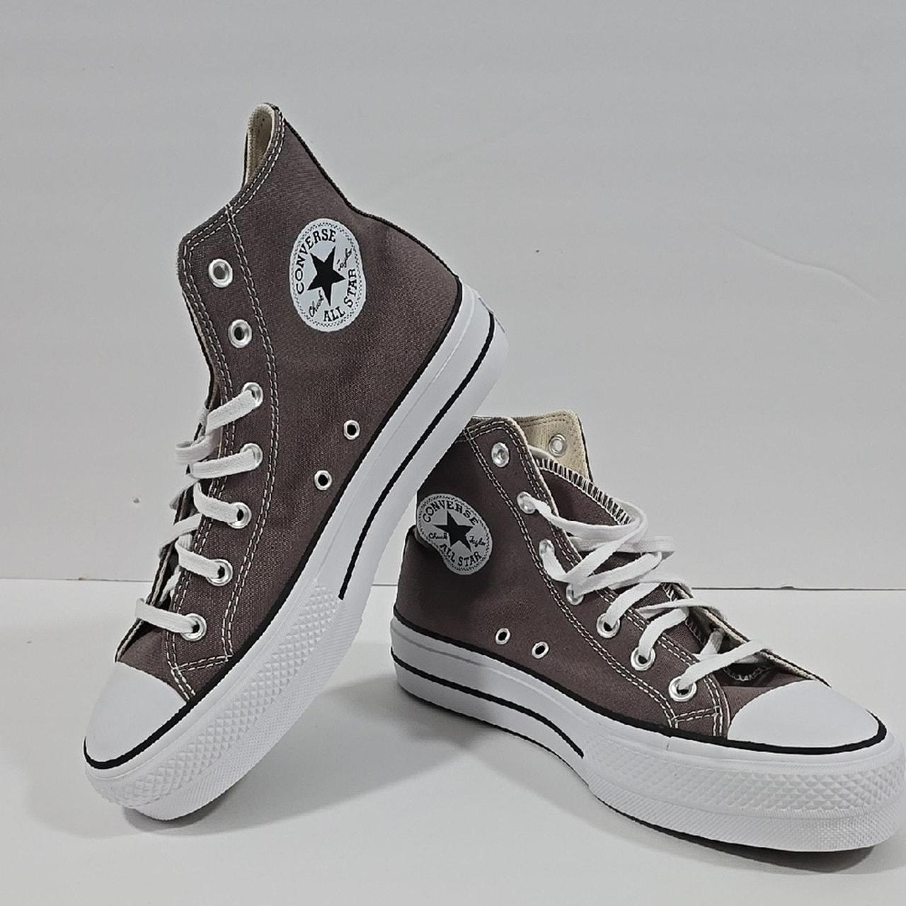 Converse Women's Sneakers Grey/White US – Stylish gray