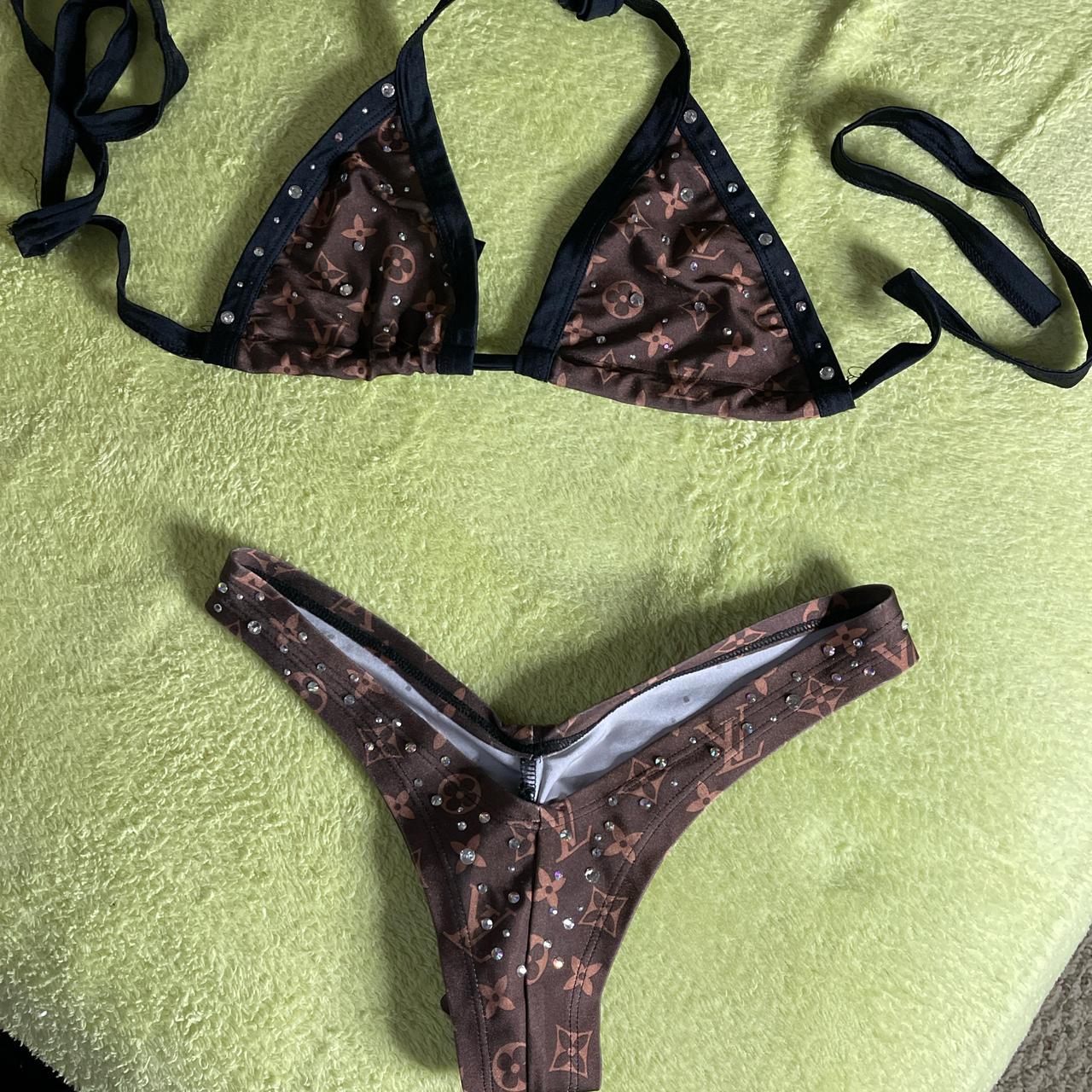 Louis vuitton bikini Depop