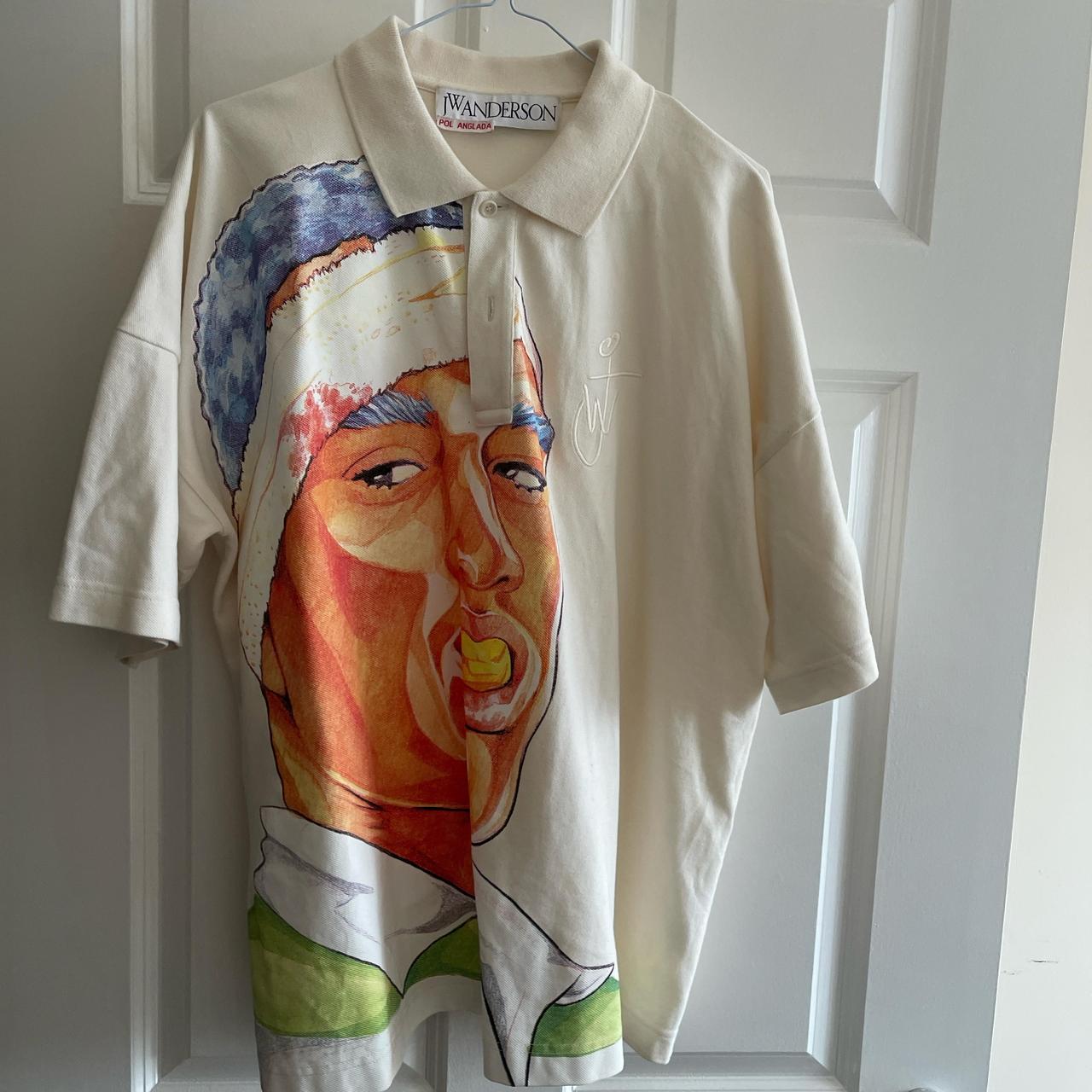 JW Anderson Off-White Pol Anglada Oversized Printed | Depop