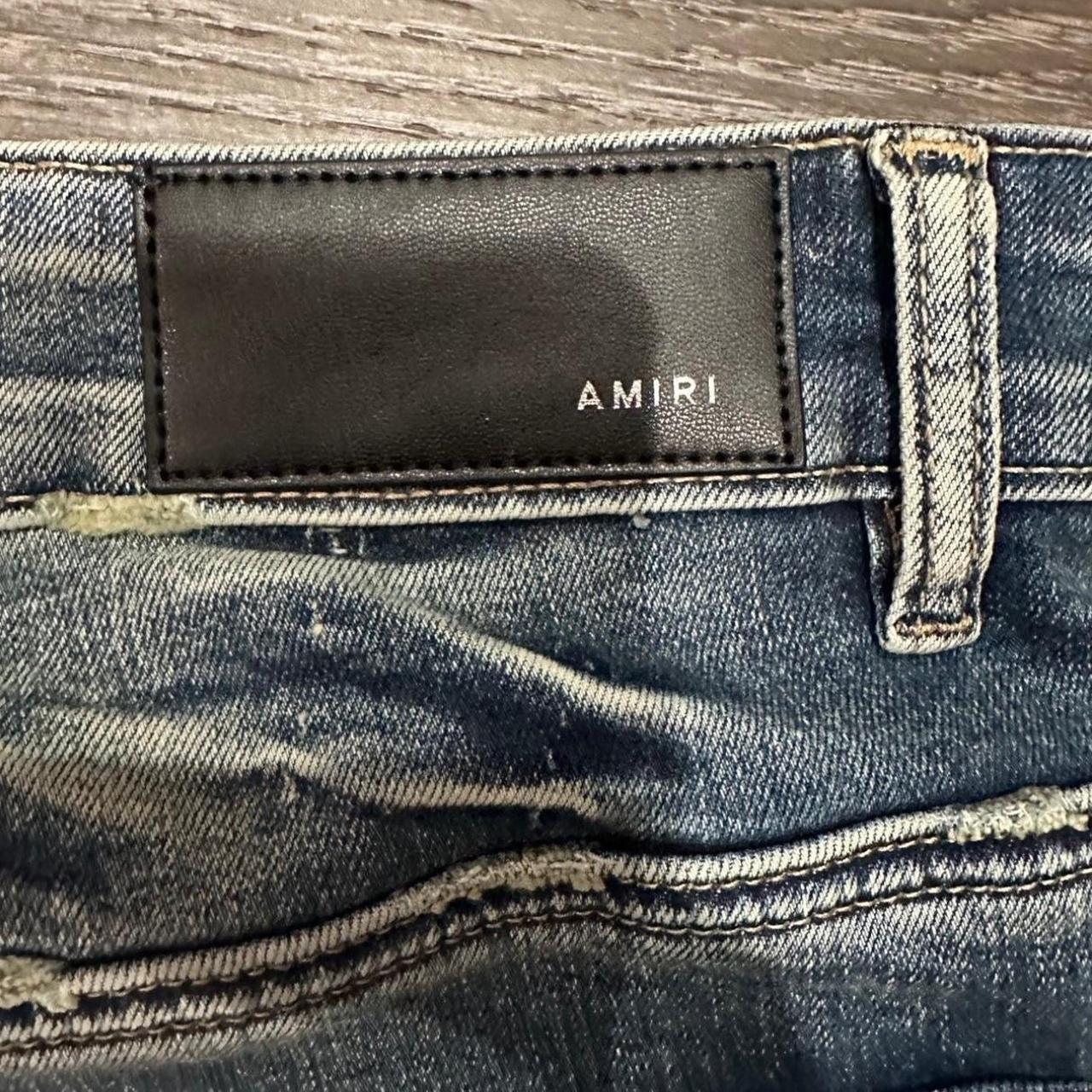 amiri leather star jeans - authentic - next day... - Depop