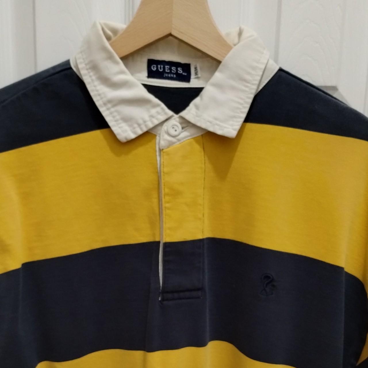 Vintage Guess striped rugby