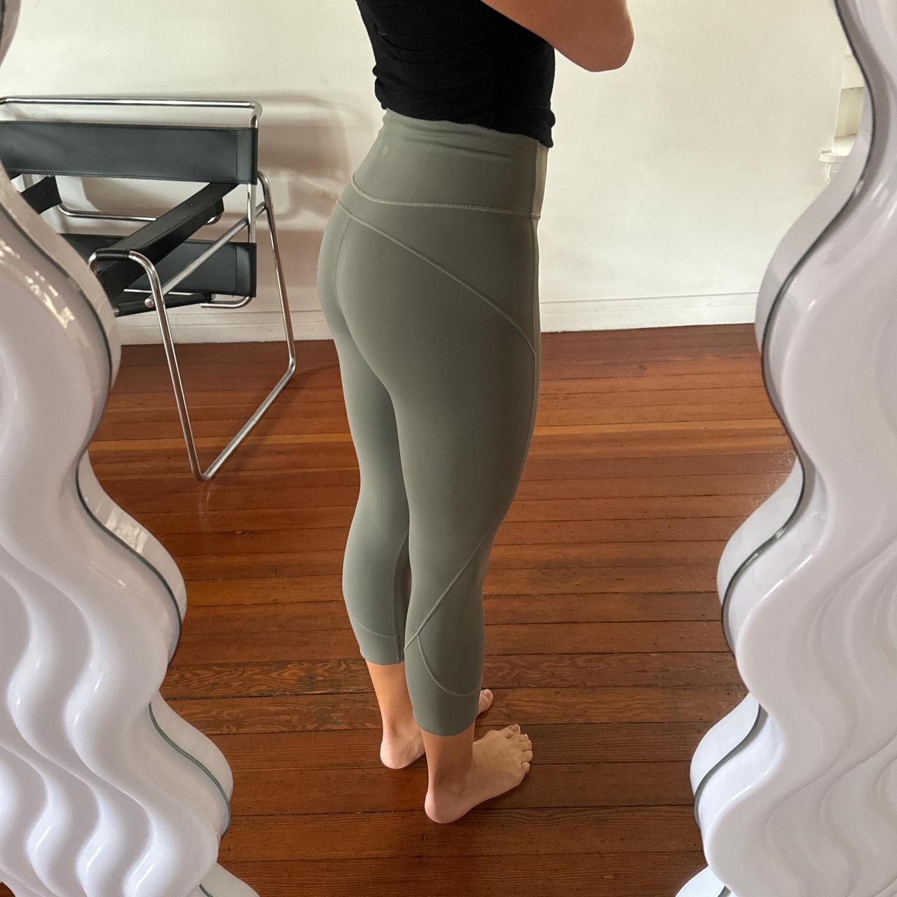 Lululemon Wunder Train High-Rise Ribbed crop Depop