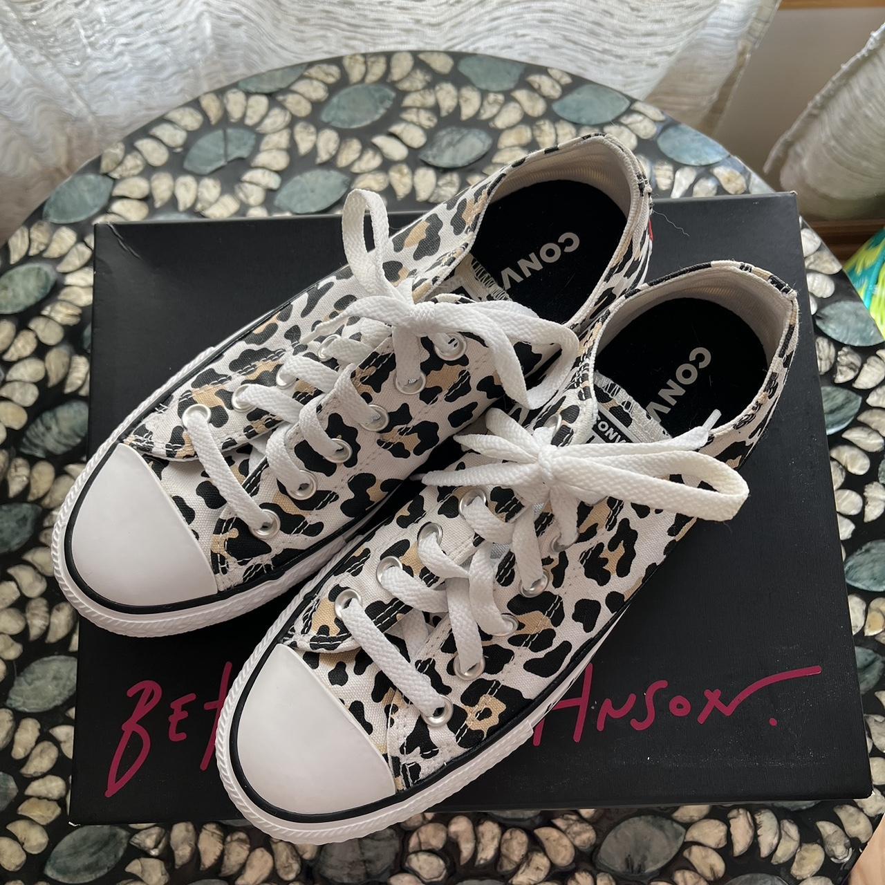 Leopard print converse size 7 best sale