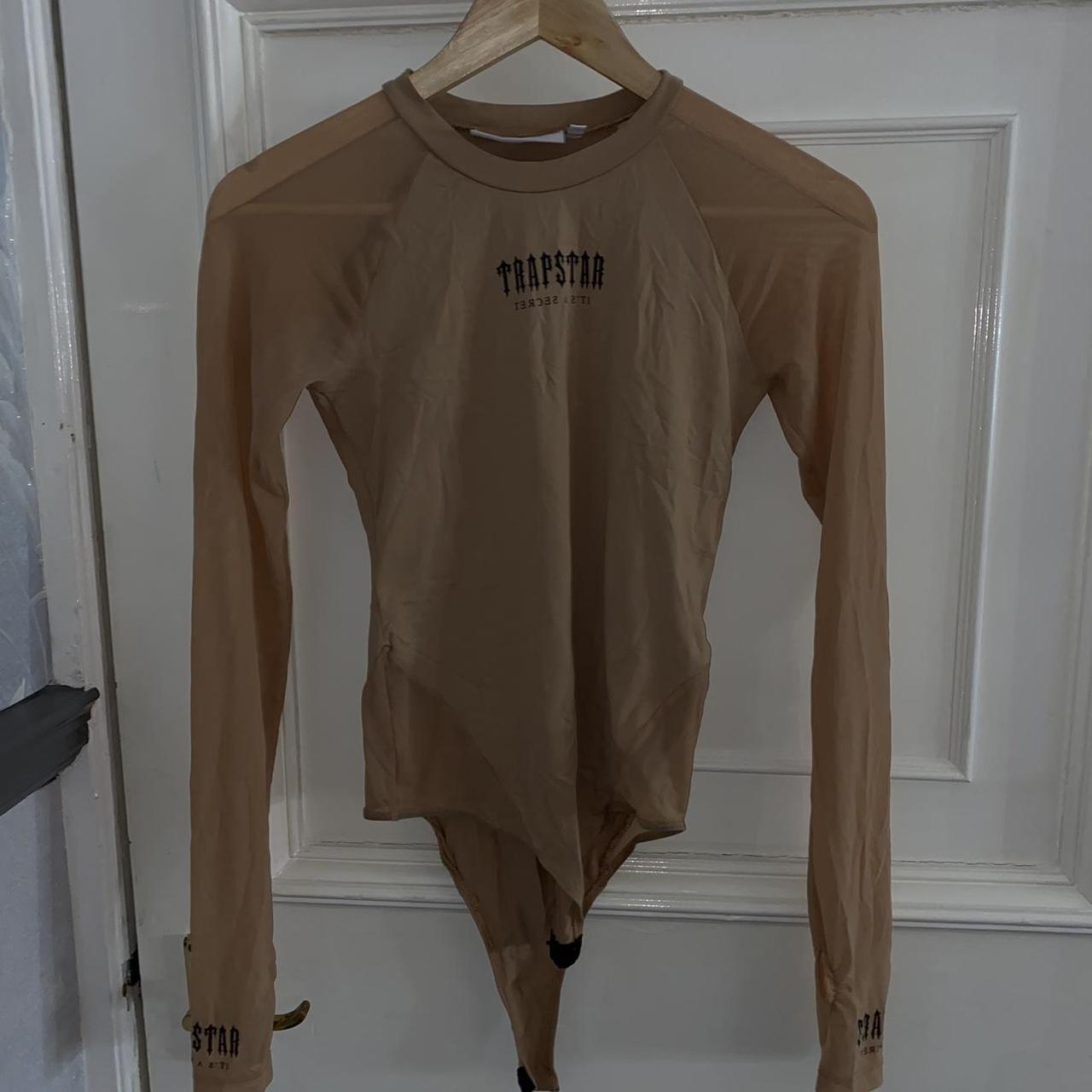 Trapstar deadstock nude long sleeve bodysuit like... Depop