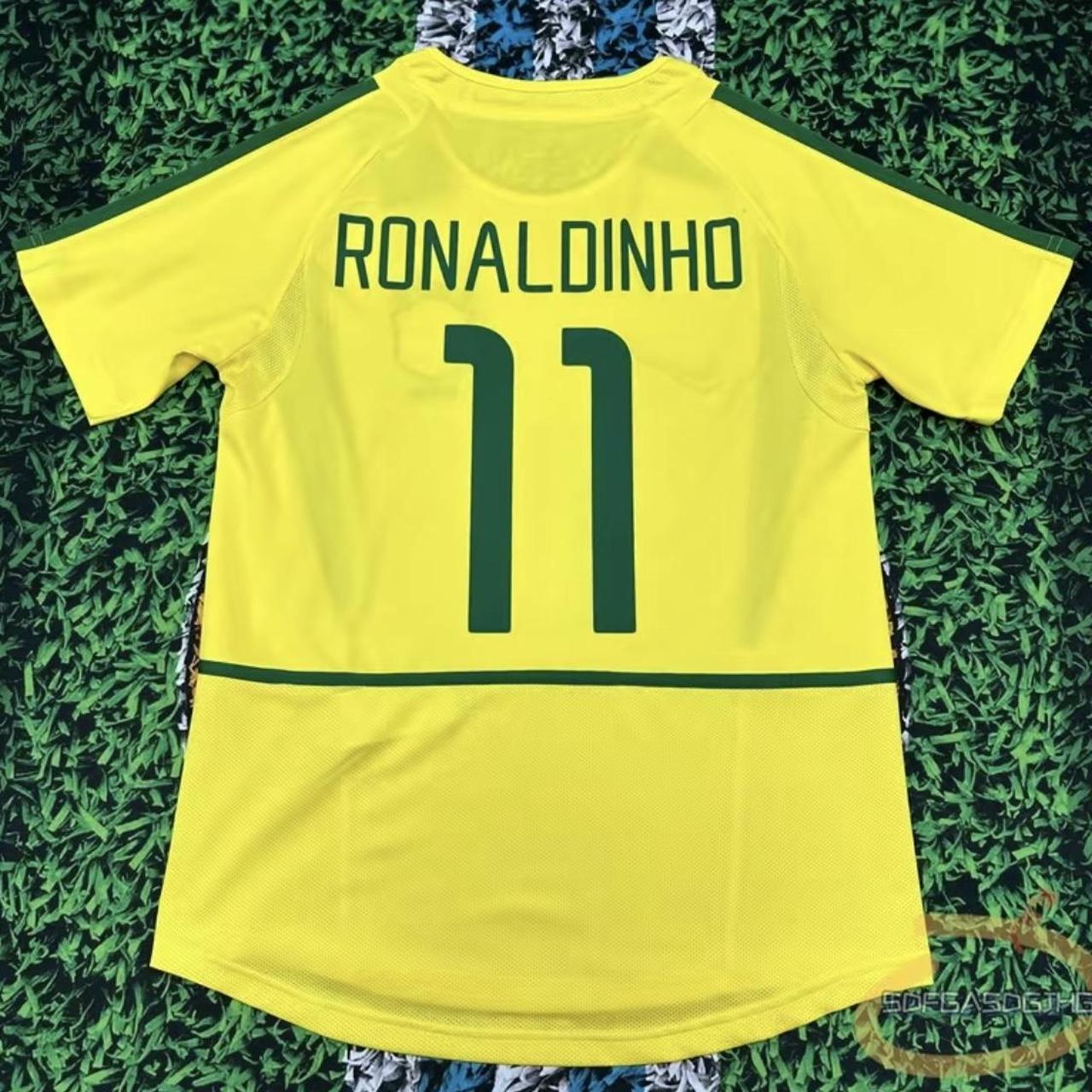 Ronaldinho Soccer/football jersey 3-4 week shipping - Depop