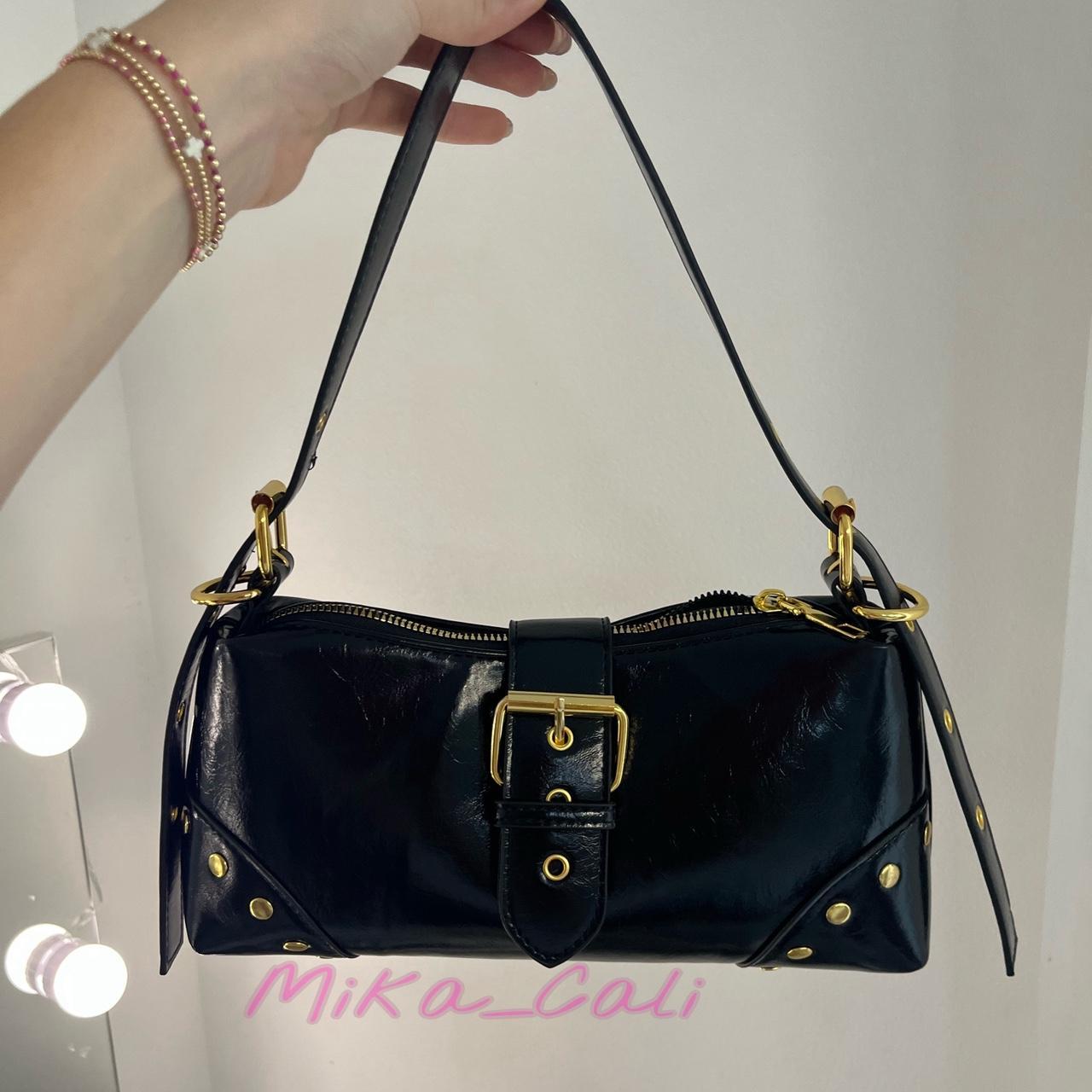 Black Y2K Mini Shoulder Bag