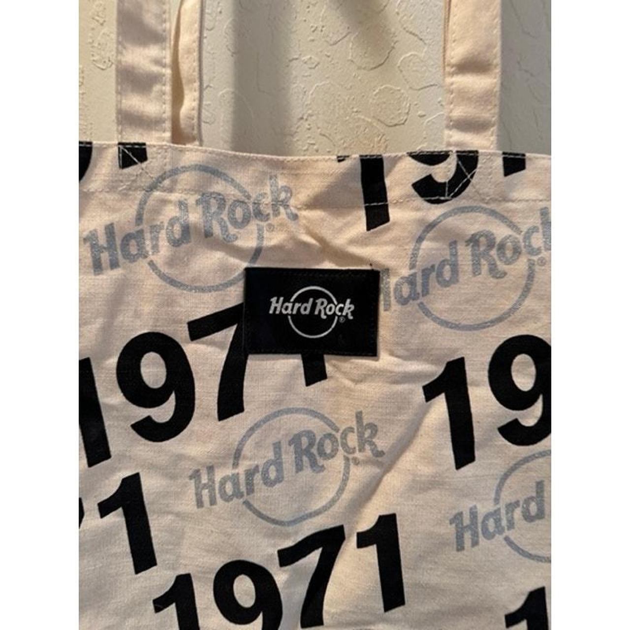 HARD ROCK CAFE 1971 LOGO CANVAS TOTE , - In good...