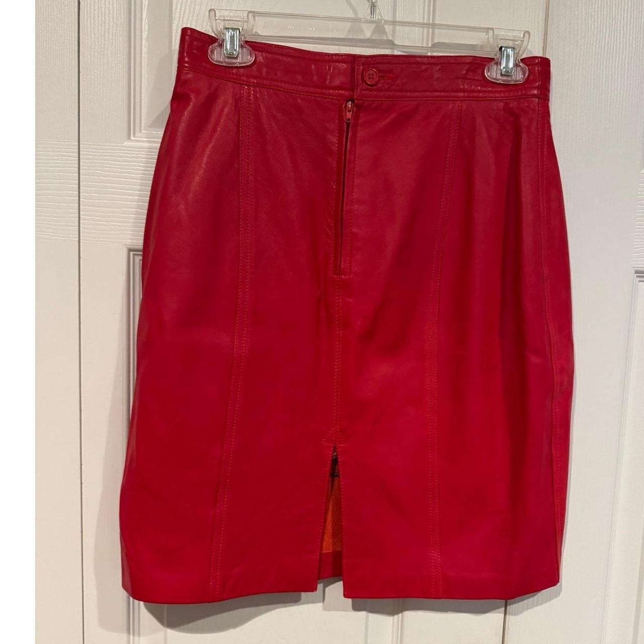 Source Unknown Women's Mini Skirt - Red - L – Vin… - image 5