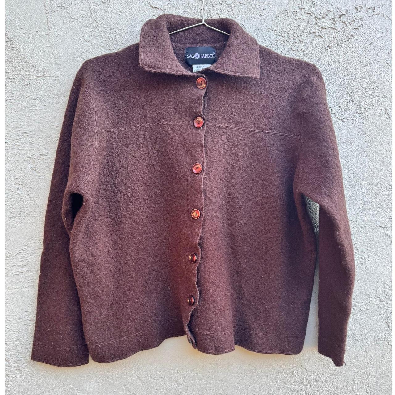 Sag Harbor Women's Sweater - Brown - XL – Sag Har… - image 1