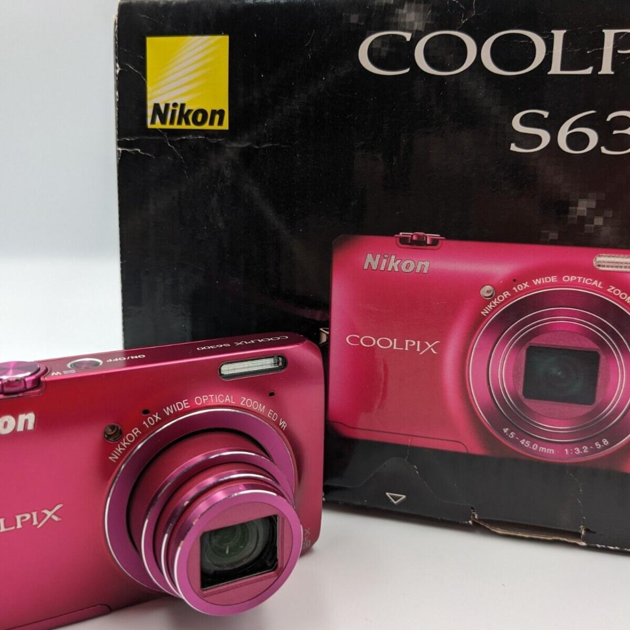 Nikon COOLPIX S6300 Pink 16.0MP 10x Zoom Digital... - Depop