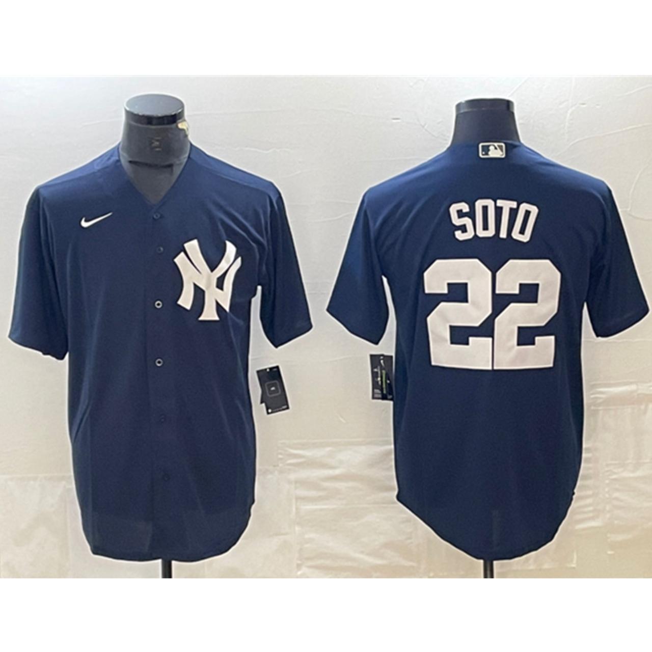 New York Yankees Juan Soto Navy Jersey Depop
