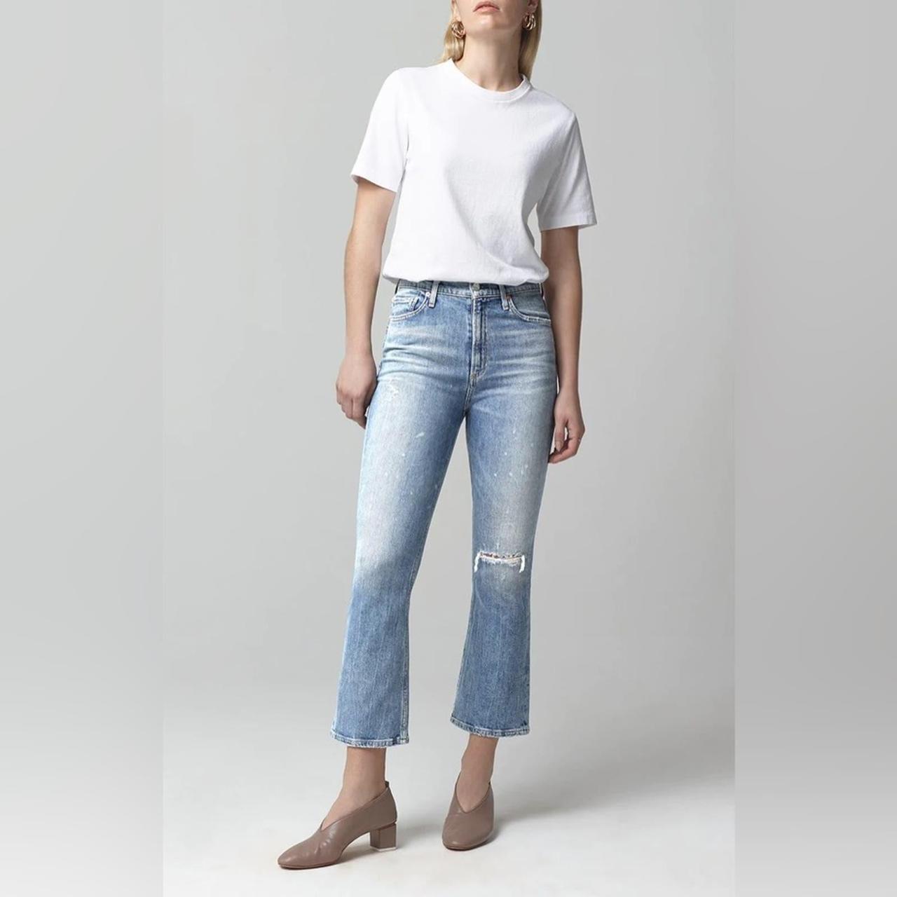 Citizens of outlet Humanity Demy Cropped Flare Jeans