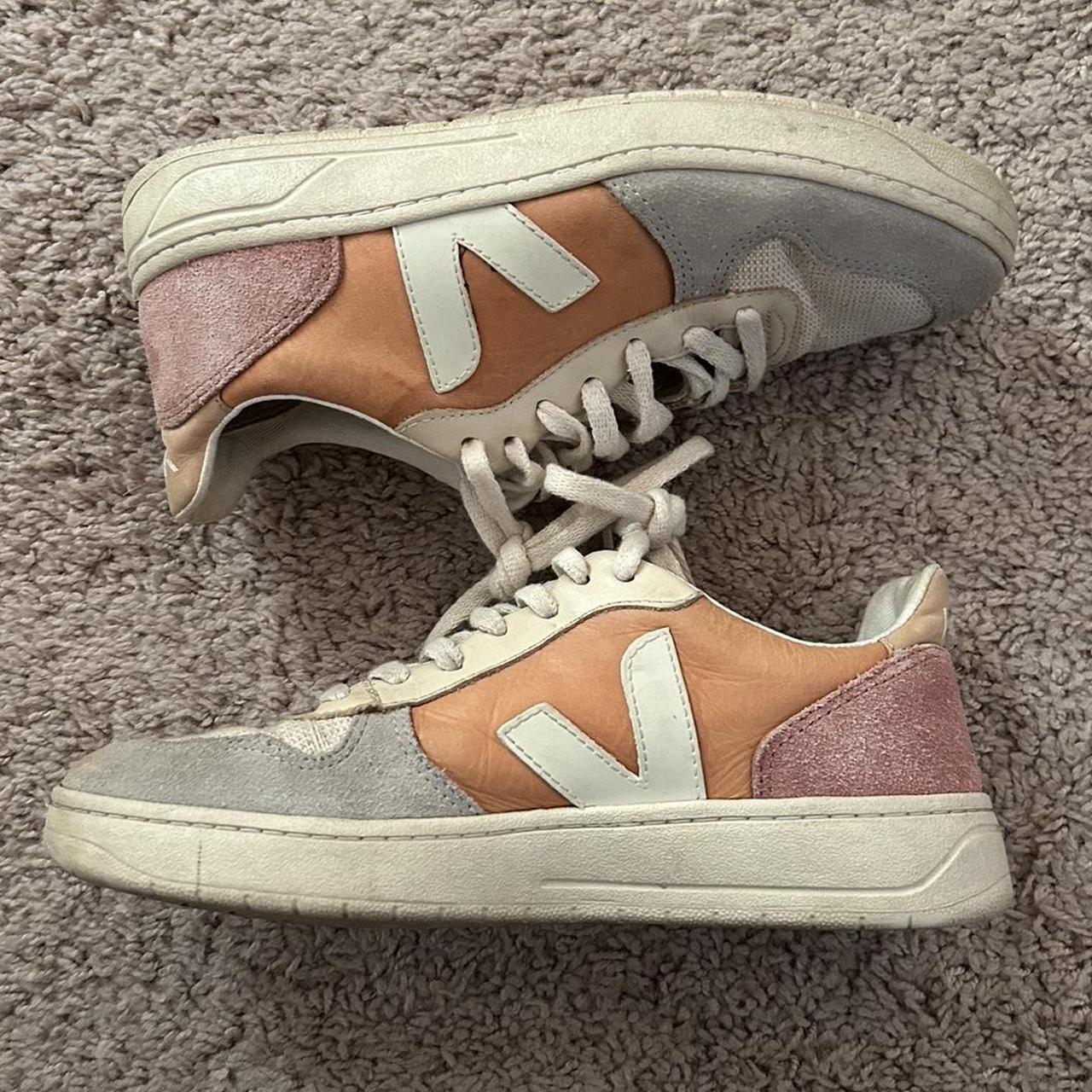 neutral veja sneakers, women’s size US 7/EU 38. used... - Depop