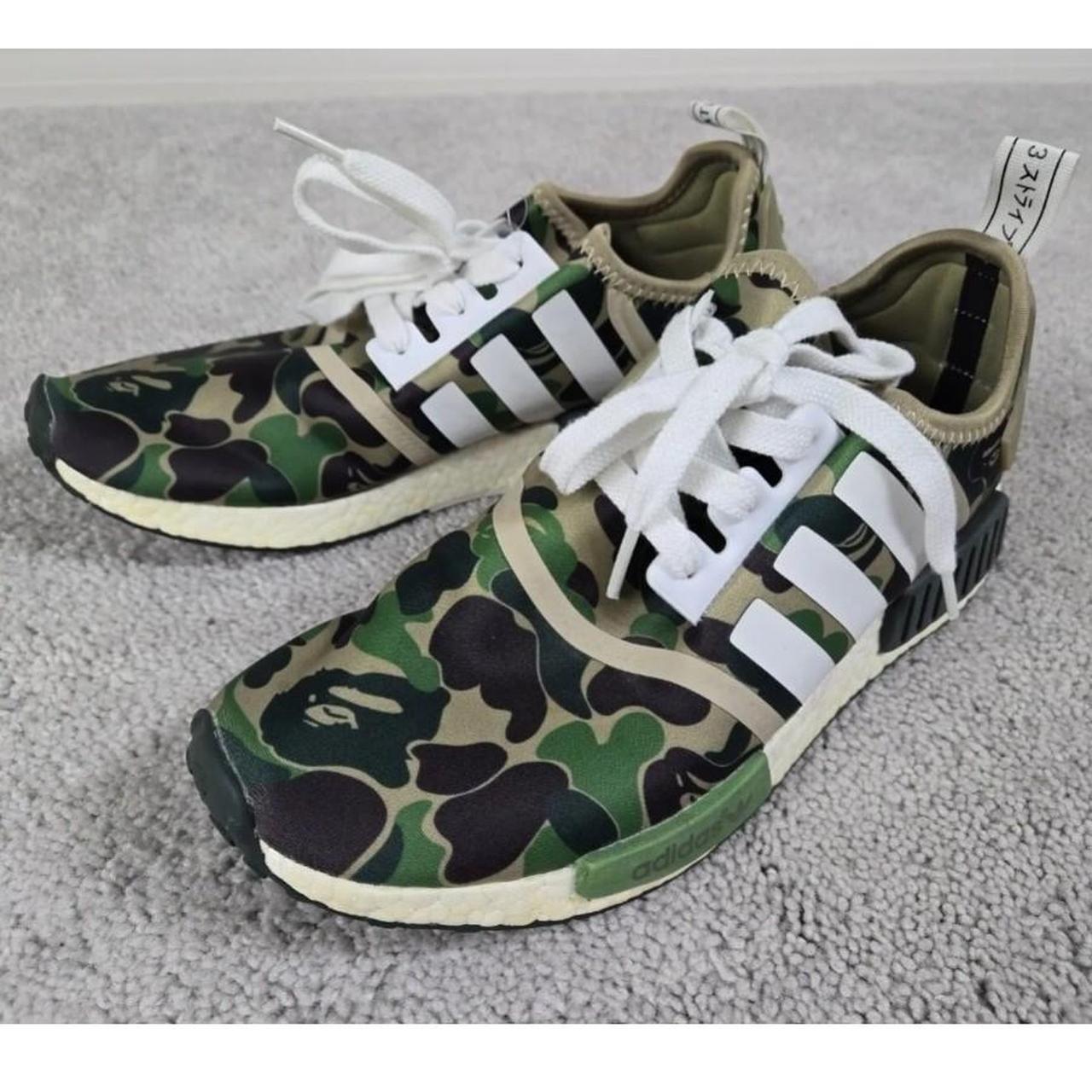 A Bathing Ape x NMD R1 Olive Camo 2024