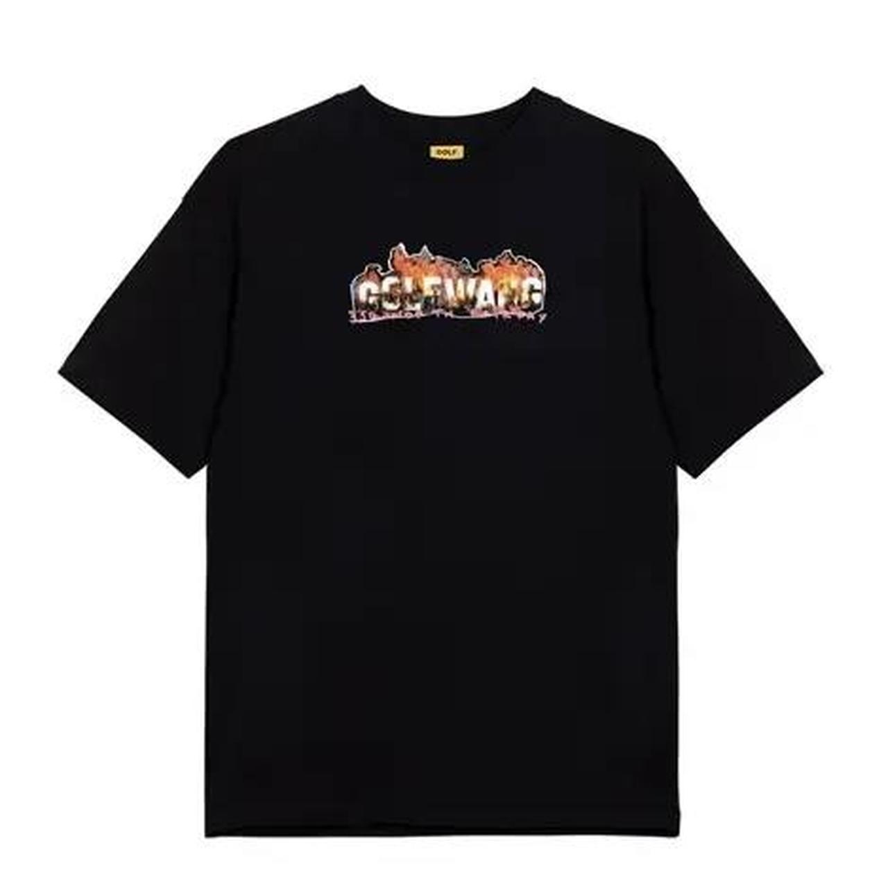 Apparel Golf Wang Oval Flame Tee Clothing Golf Wang Flame Logo Tee