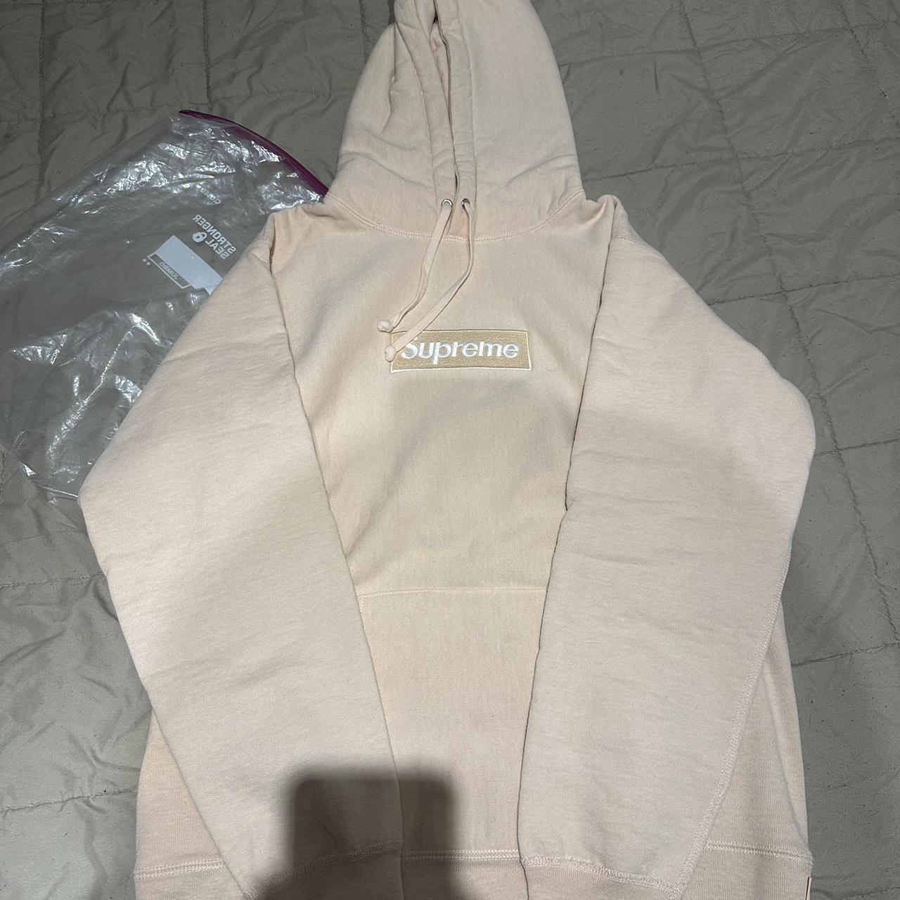 Peach supreme hot sale hoodie replica