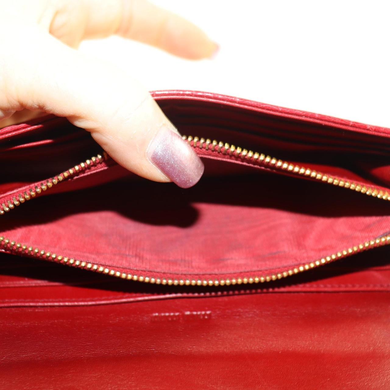 Miu Miu Women's Wallet - Red – Gorgeous Miu Miu w… - image 8