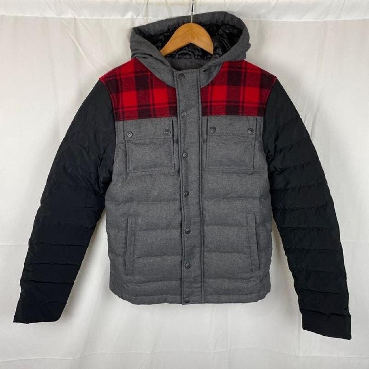 Moose Knuckle Taylor Quilted Down Puffer Jacket Gray... - Depop