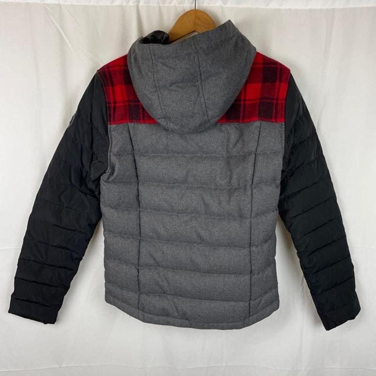 Moose Knuckle Taylor Quilted Down Puffer Jacket Gray... - Depop