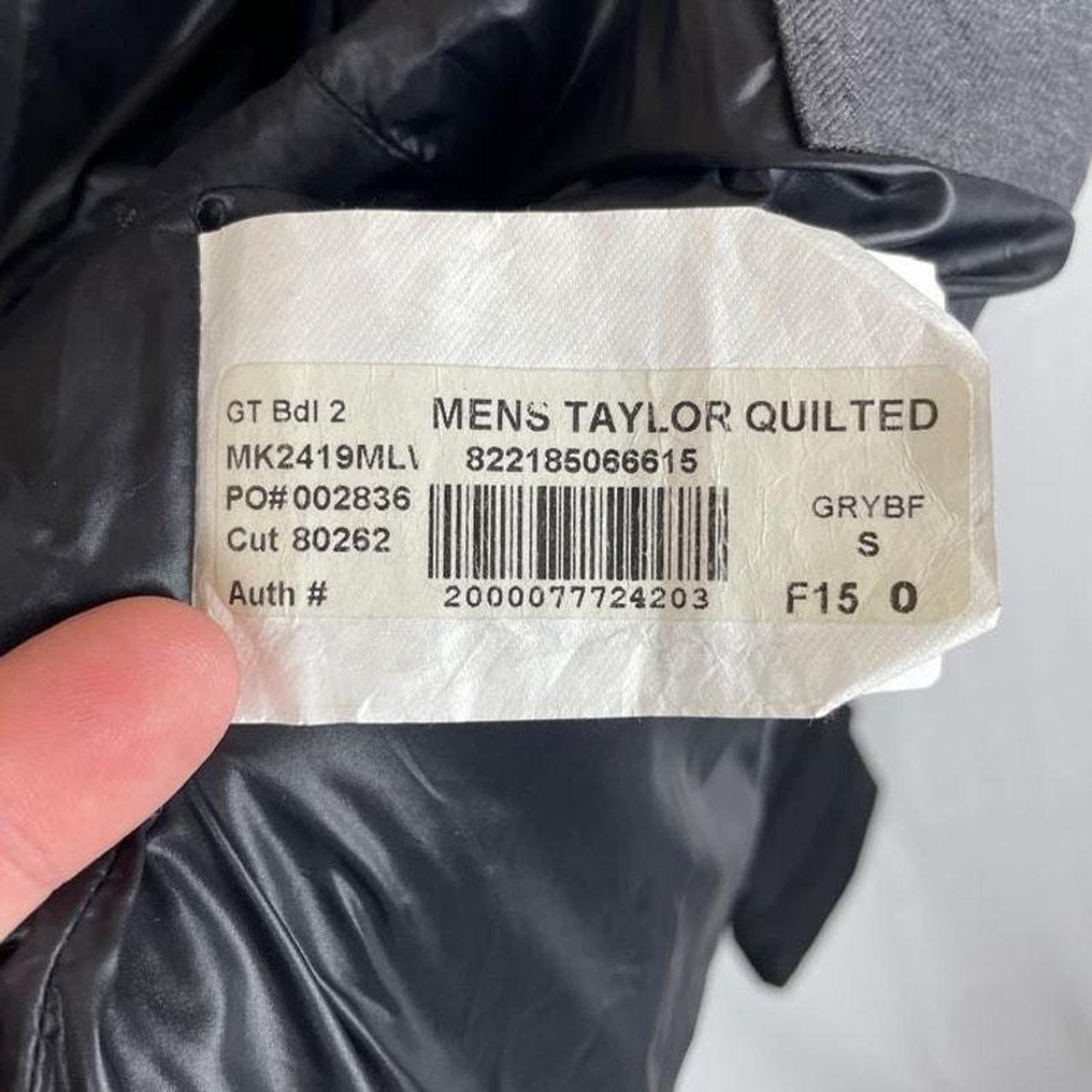 Moose Knuckle Taylor Quilted Down Puffer Jacket Gray... - Depop