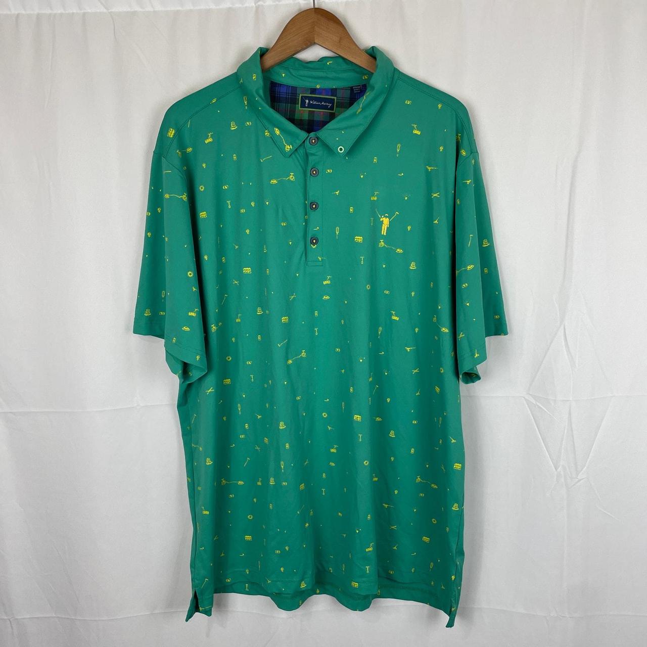 William Murray Men s Caddyshack Green Short Sleeve. Depop