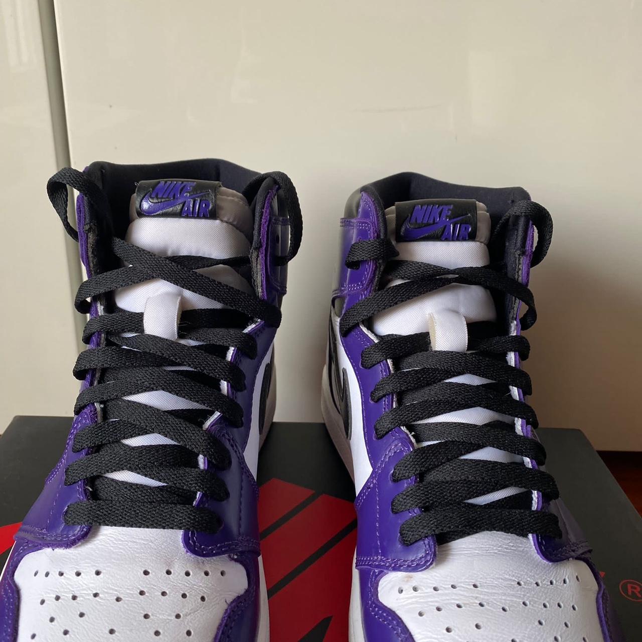 mens jordan 1 court purple