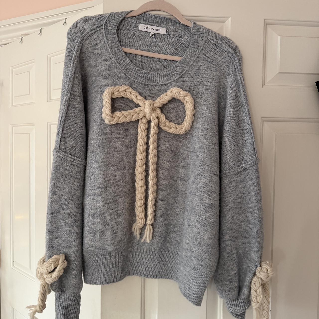 Women's Sweater - Blue/Grey - S – Light blue/ gre… - image 1