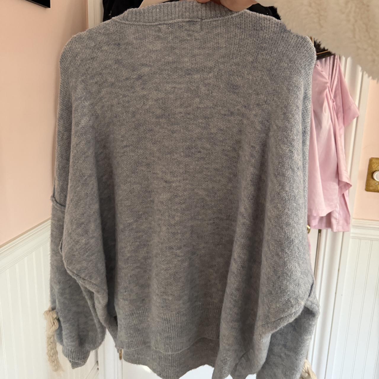 Women's Sweater - Blue/Grey - S – Light blue/ gre… - image 2