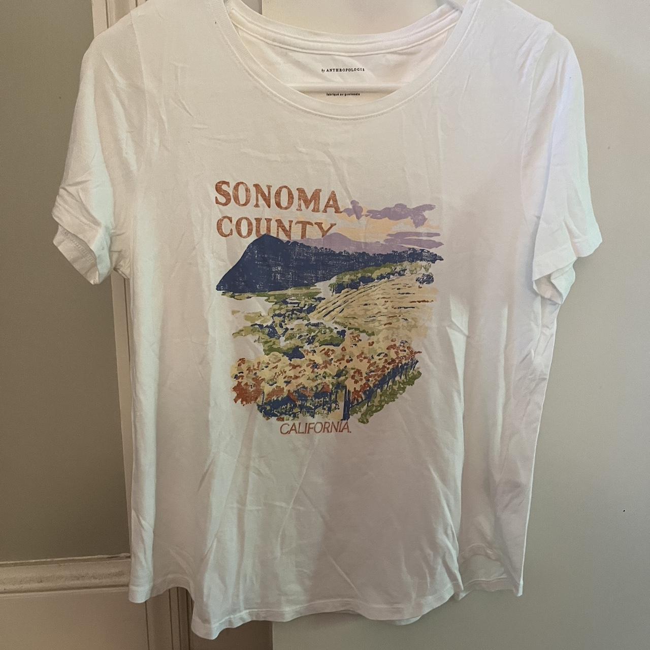 Anthropologie Sonoma county graphic tee size small Depop