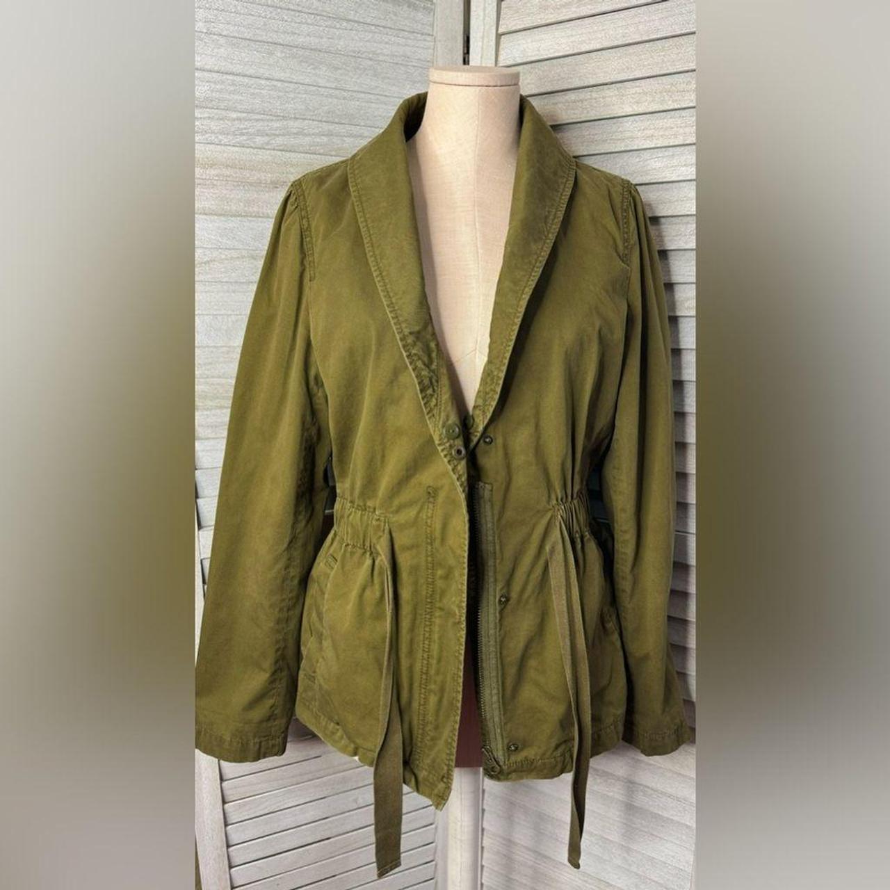 Ann taylor green jacket best sale