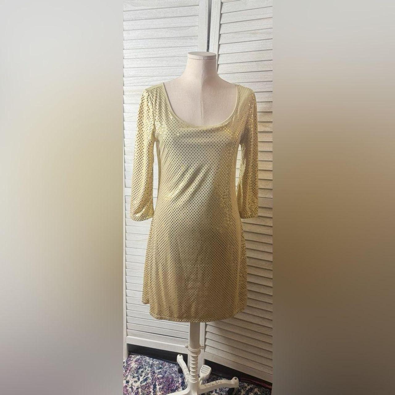 Express gold dress hotsell