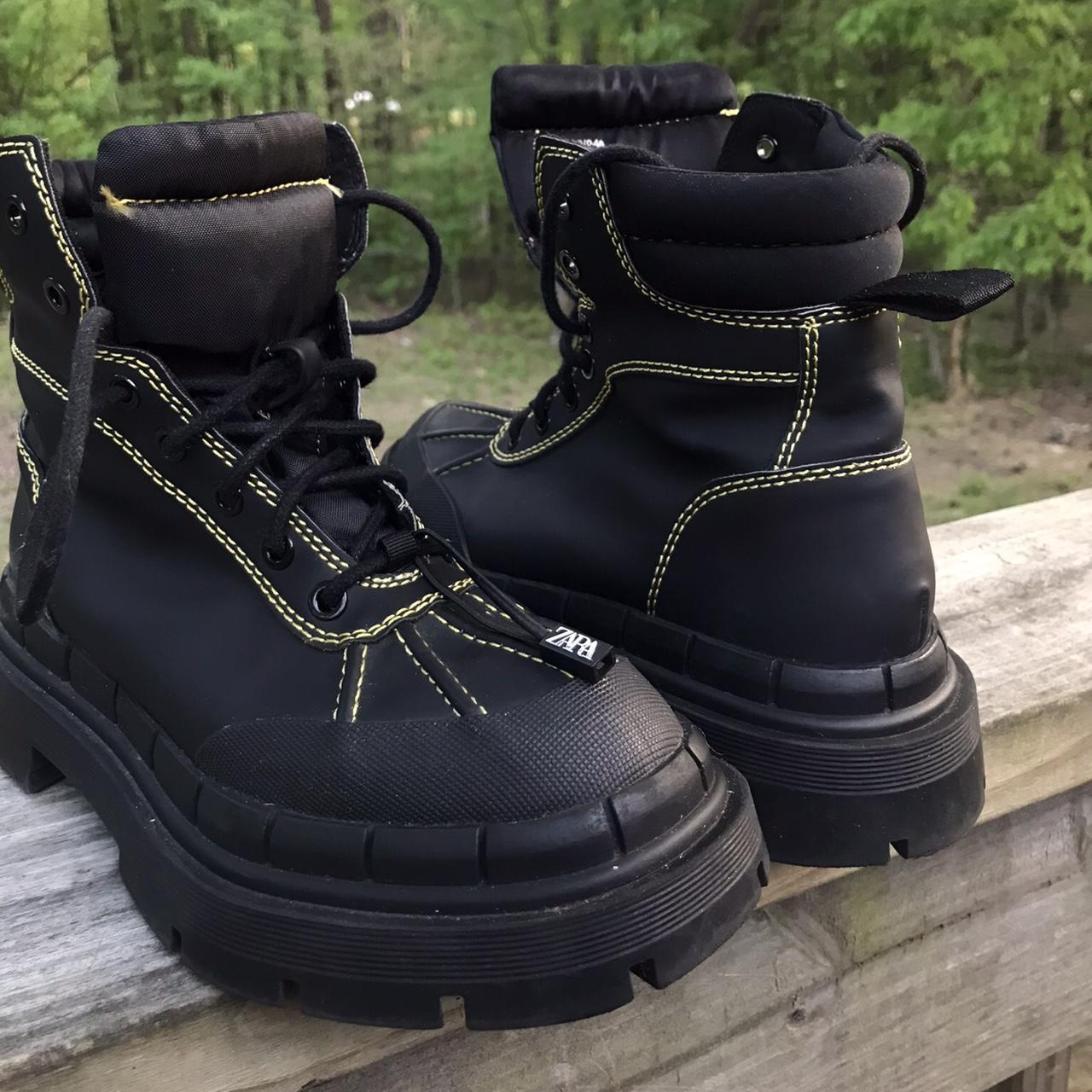 Zara yellow boots hotsell