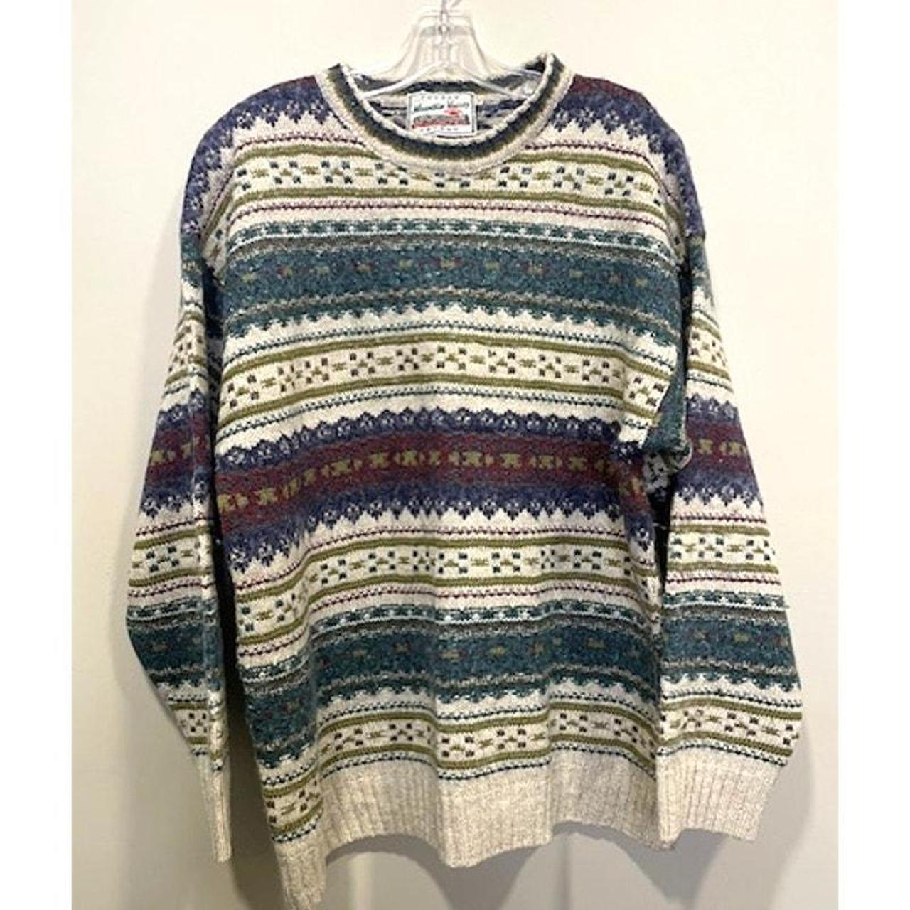 Source Unknown Men's Sweater - Multi - L – IN gre… - image 1