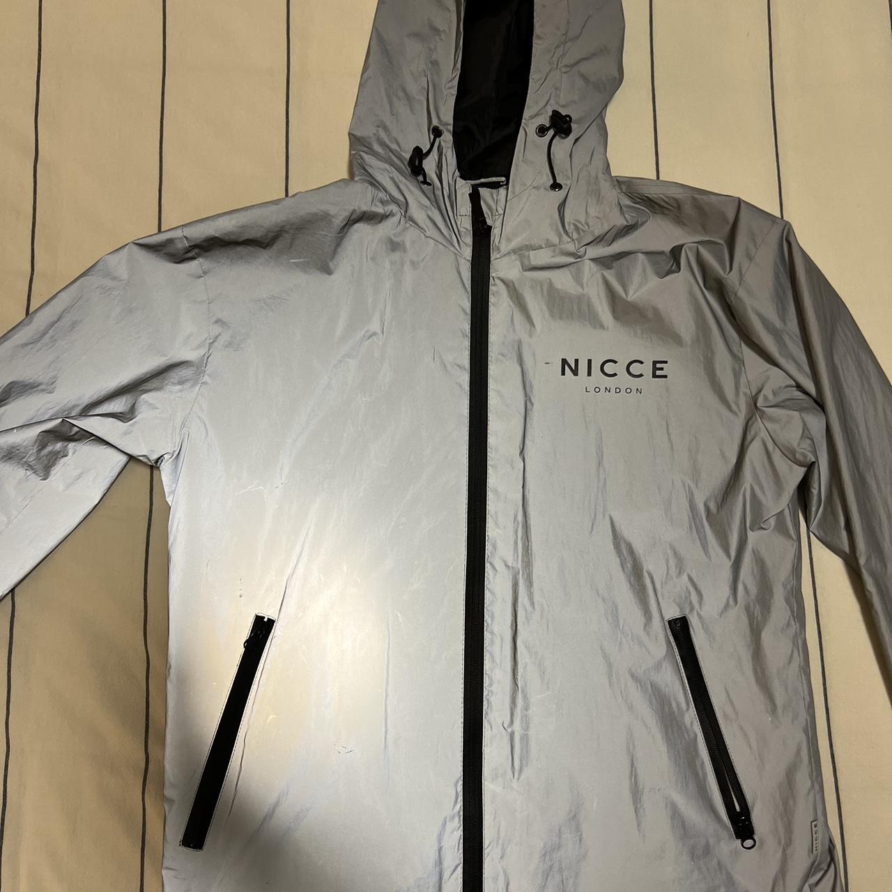 Nicce Reflective Jacket Very good condition 7.5 10 Depop