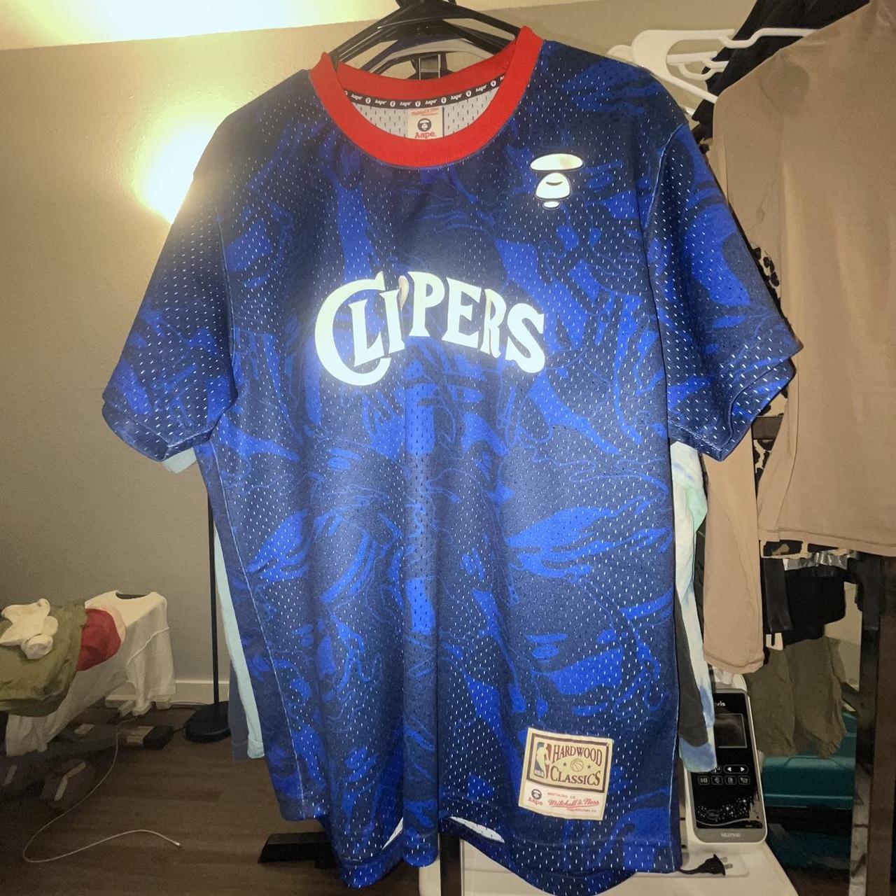 A BATHING APE x Mitchell & Ness シャツ　最終価格 A BATHING APE x Mitchell & Ness シャツ 最終価格 A BATHING