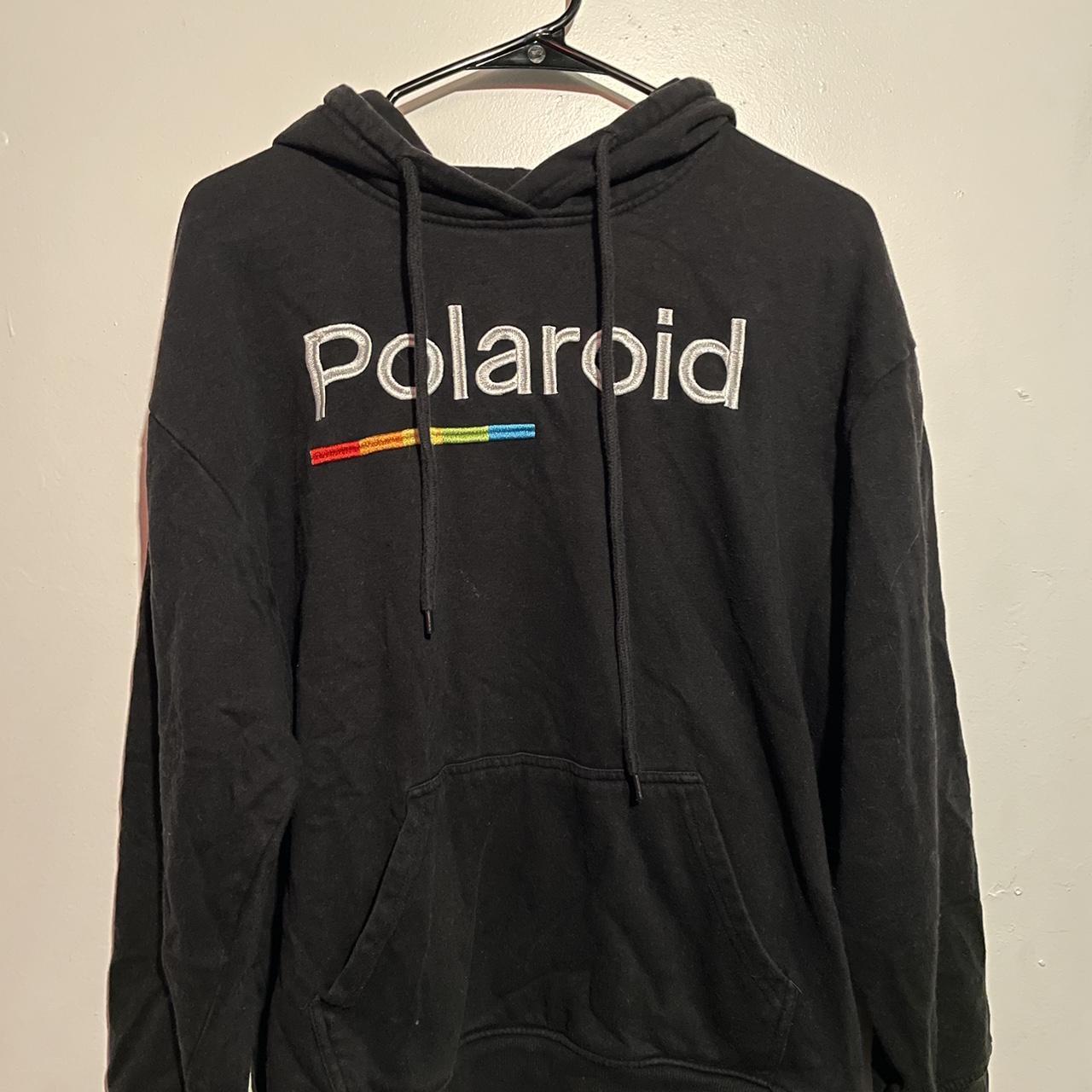 Polaroid hoodie black on sale