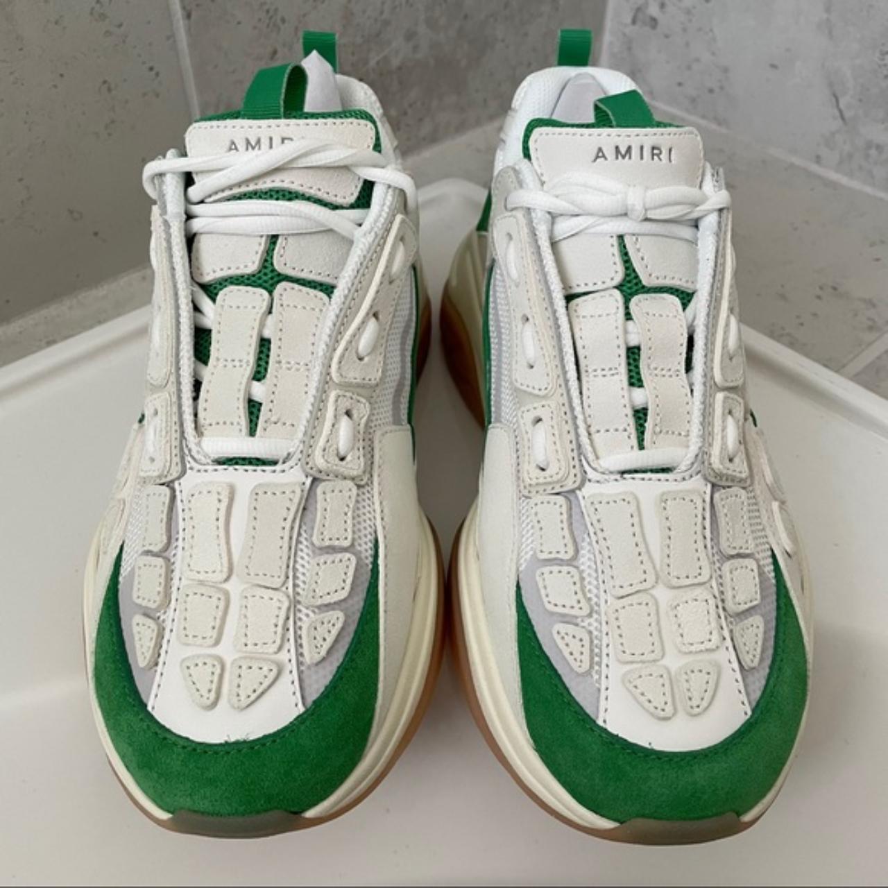 AMIRI Bone Runner Tennis Green Women Sneakers | Depop