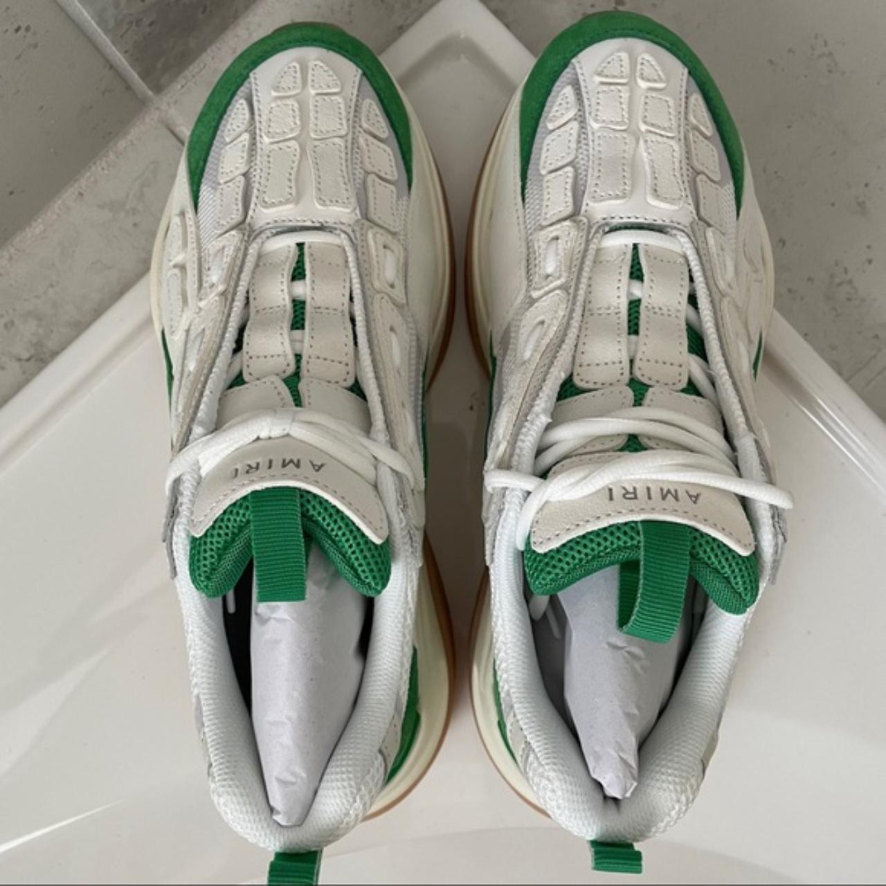 AMIRI Bone Runner Tennis Green Women Sneakers | Depop