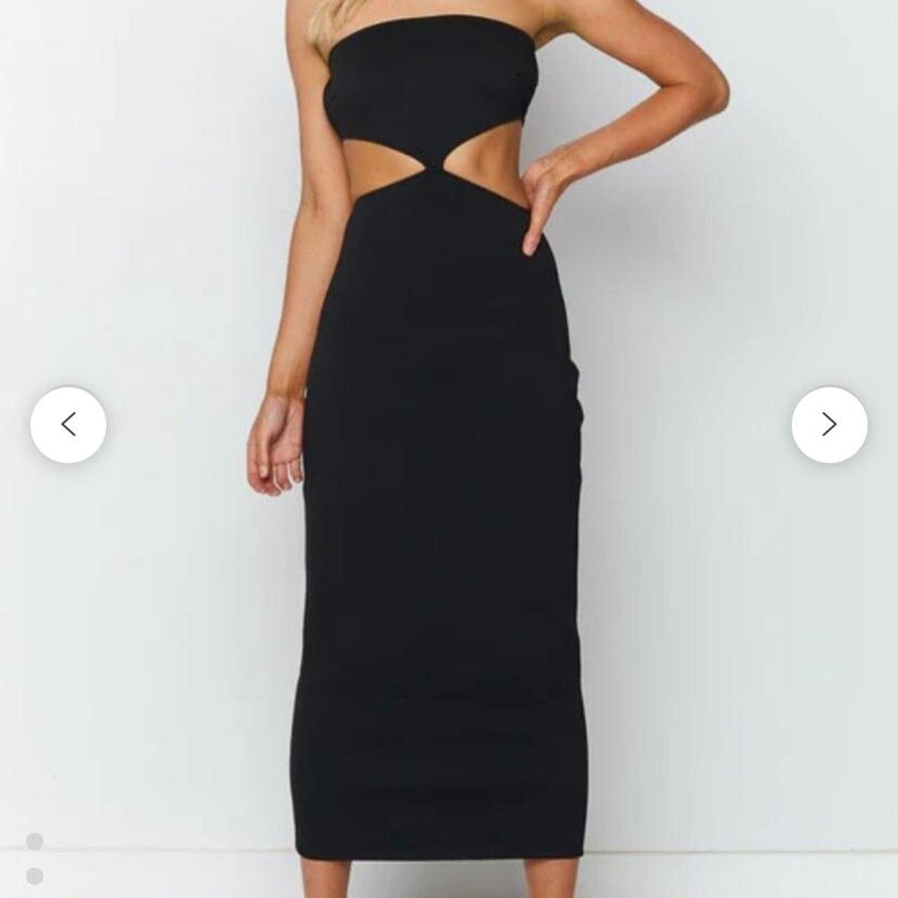 Mila Black MIDI Dress- Brand New With Tags Gorgeous... - Depop