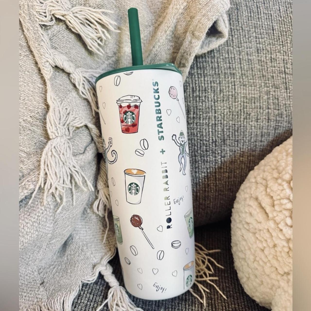 Starbucks X Roller Rabbit Stainless Steel Tumbler... | Depop