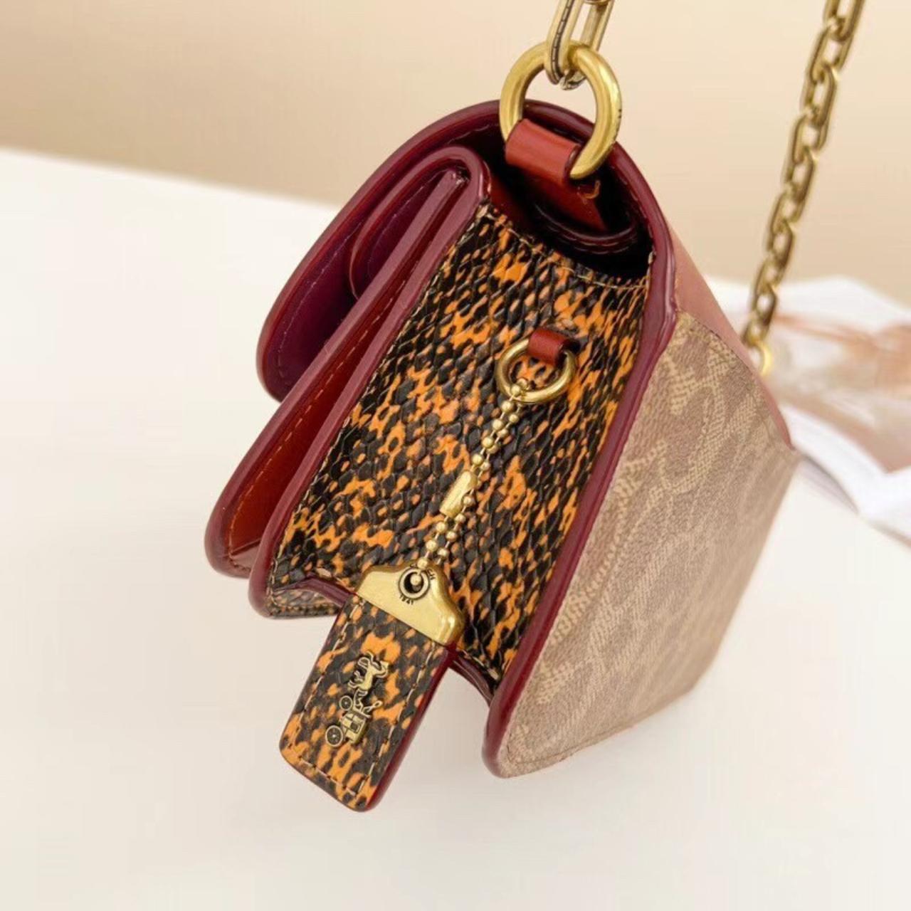 C0ach 23 Handbag straddle bag Signature coated | Depop