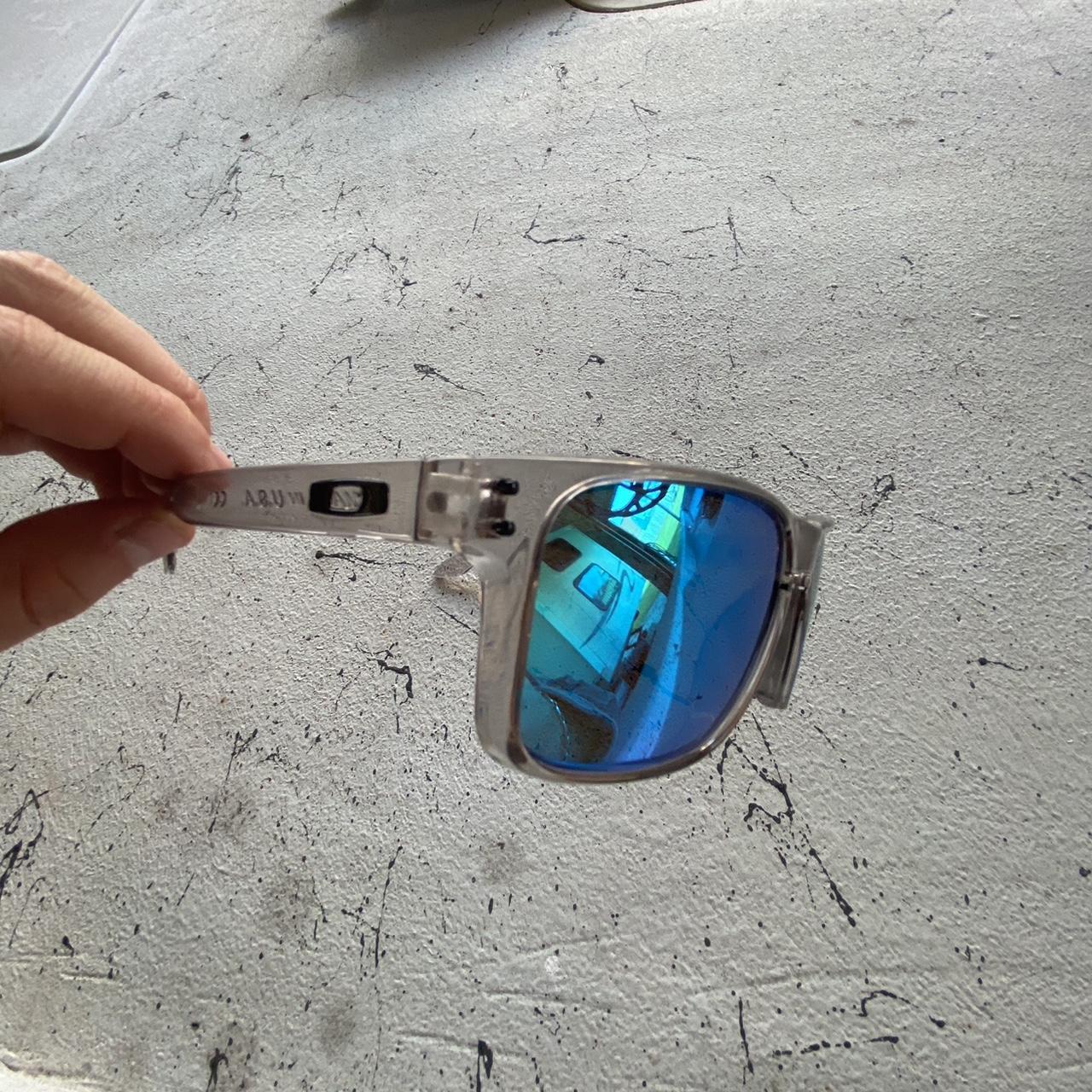 Oakley Men's Square Sunglasses - White/Blue – Oakley sunglasses don't wear them #sunglasses #glasses