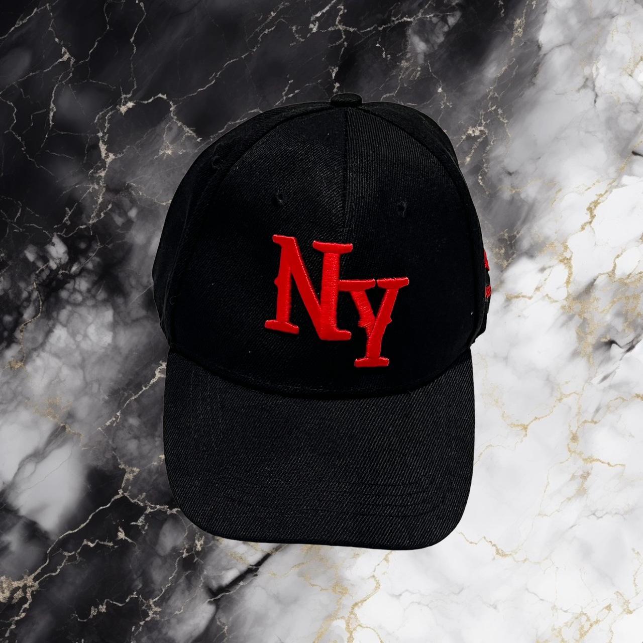 New Embroidery NY Black Baseball Cap Depop