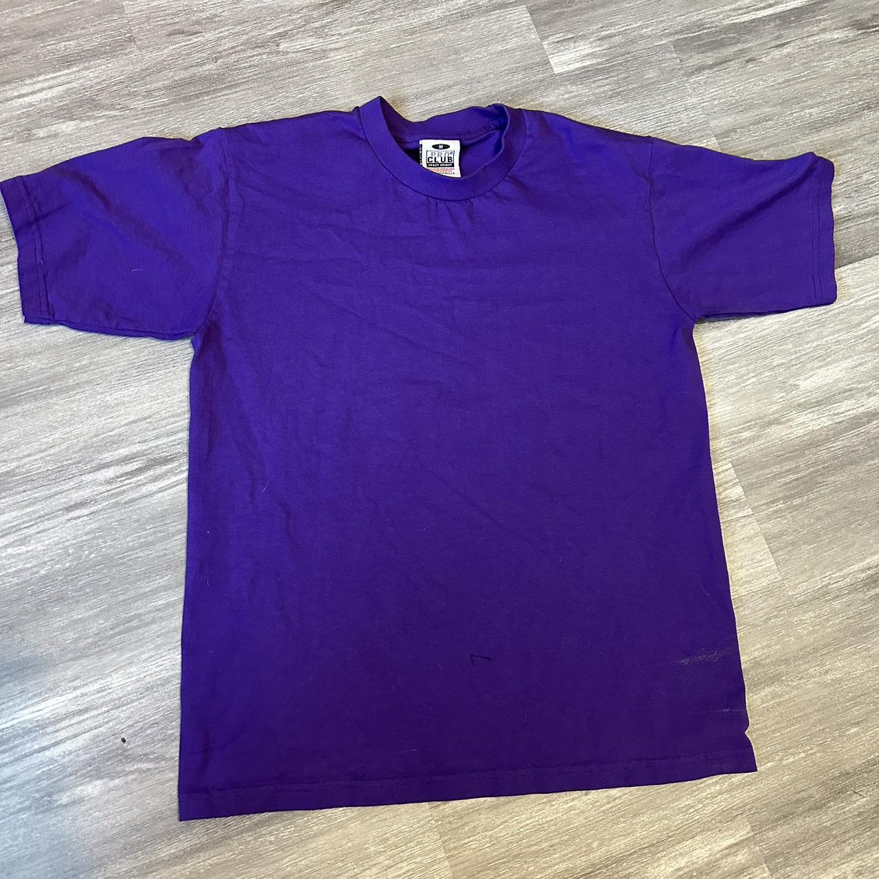 PROCLUB SHIRTS PURPLE WHITE BLUE little dirty and... - Depop