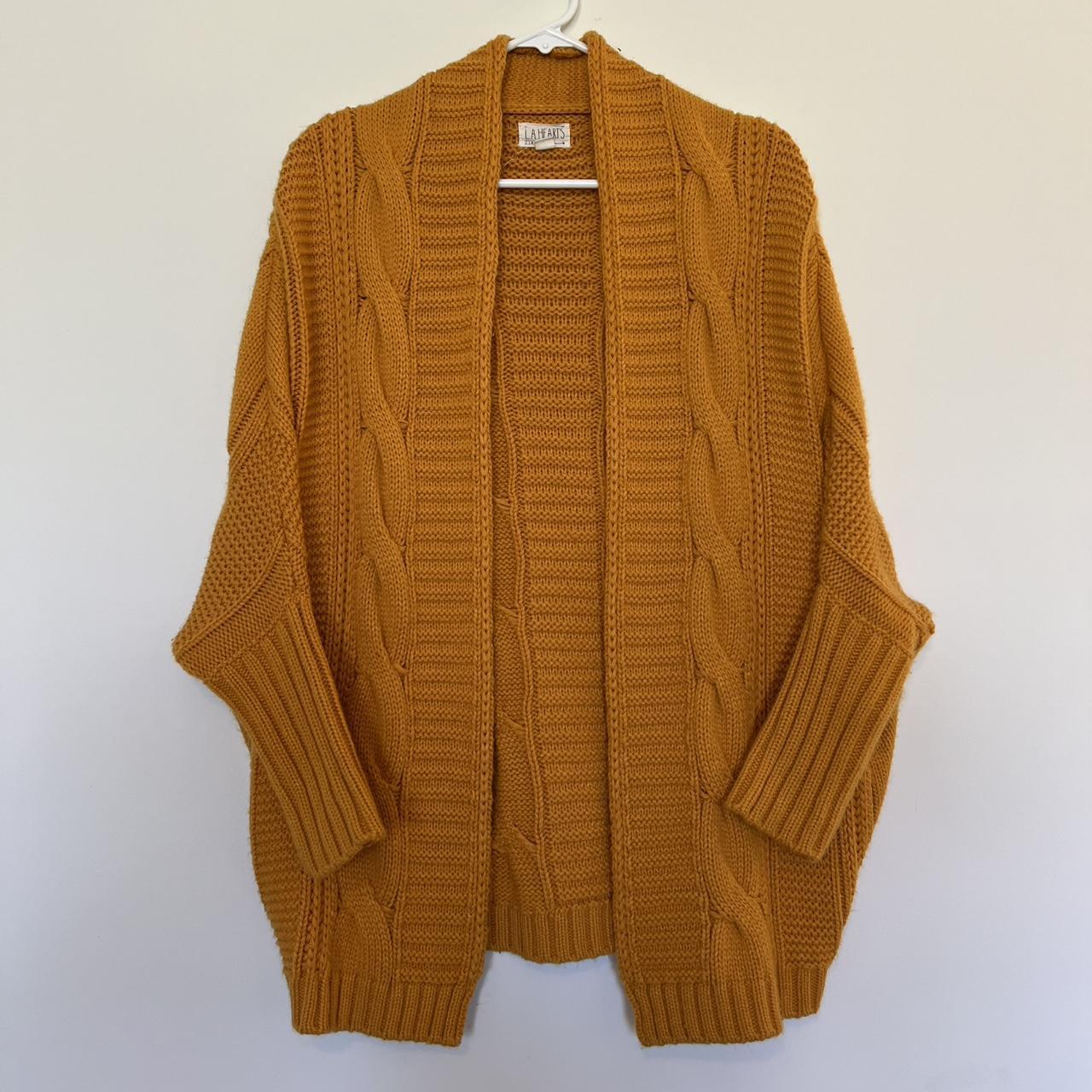 Mustard yellow cardigan canada best sale