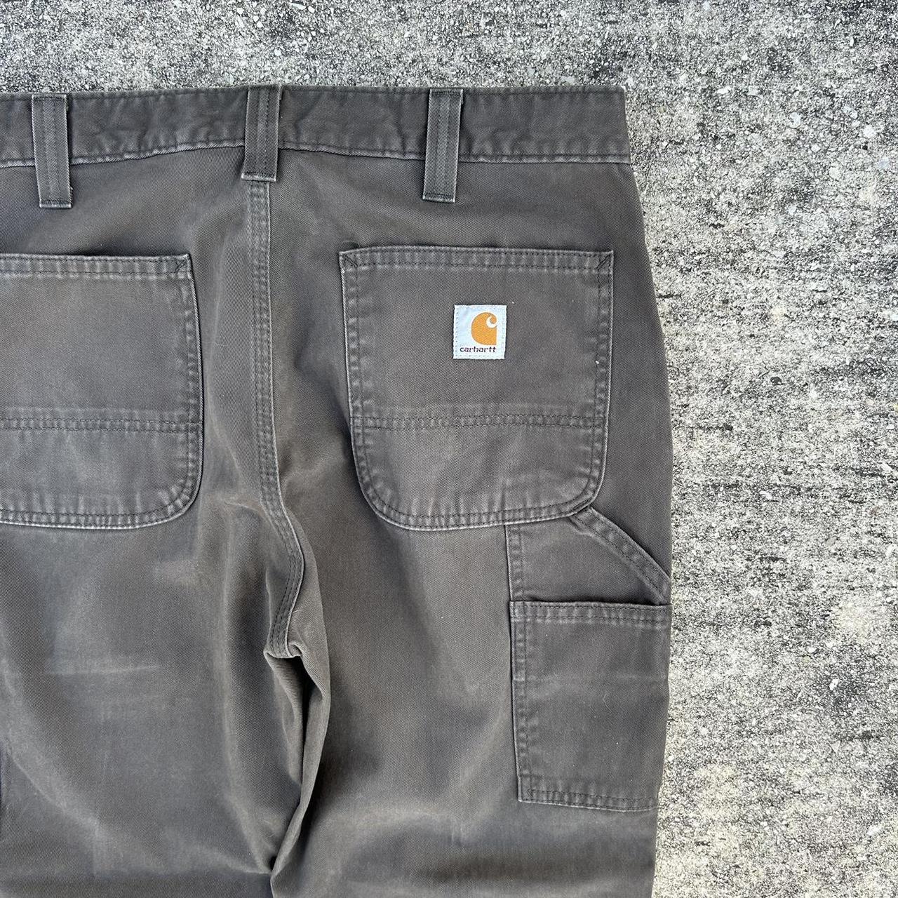 Brown Carhartt Pants 34 x 30 Relaxed Fit... - Depop