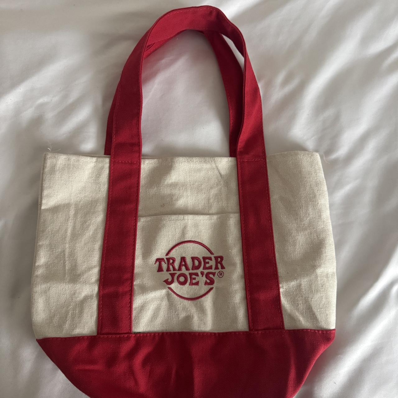 Trader Joe's Women's Bag - Red/Multi – Trader Joe… - image 2