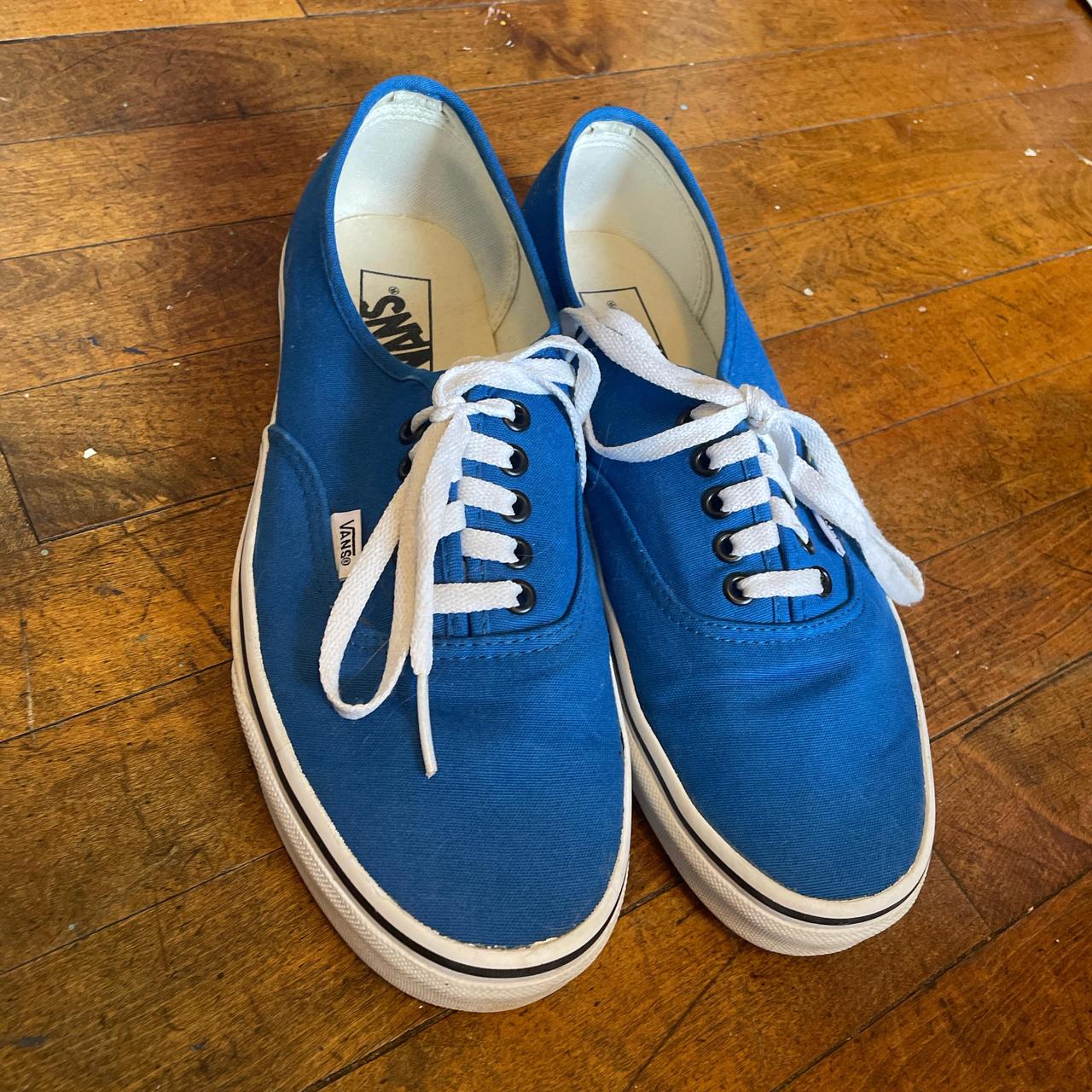 Electric blue vans hotsell