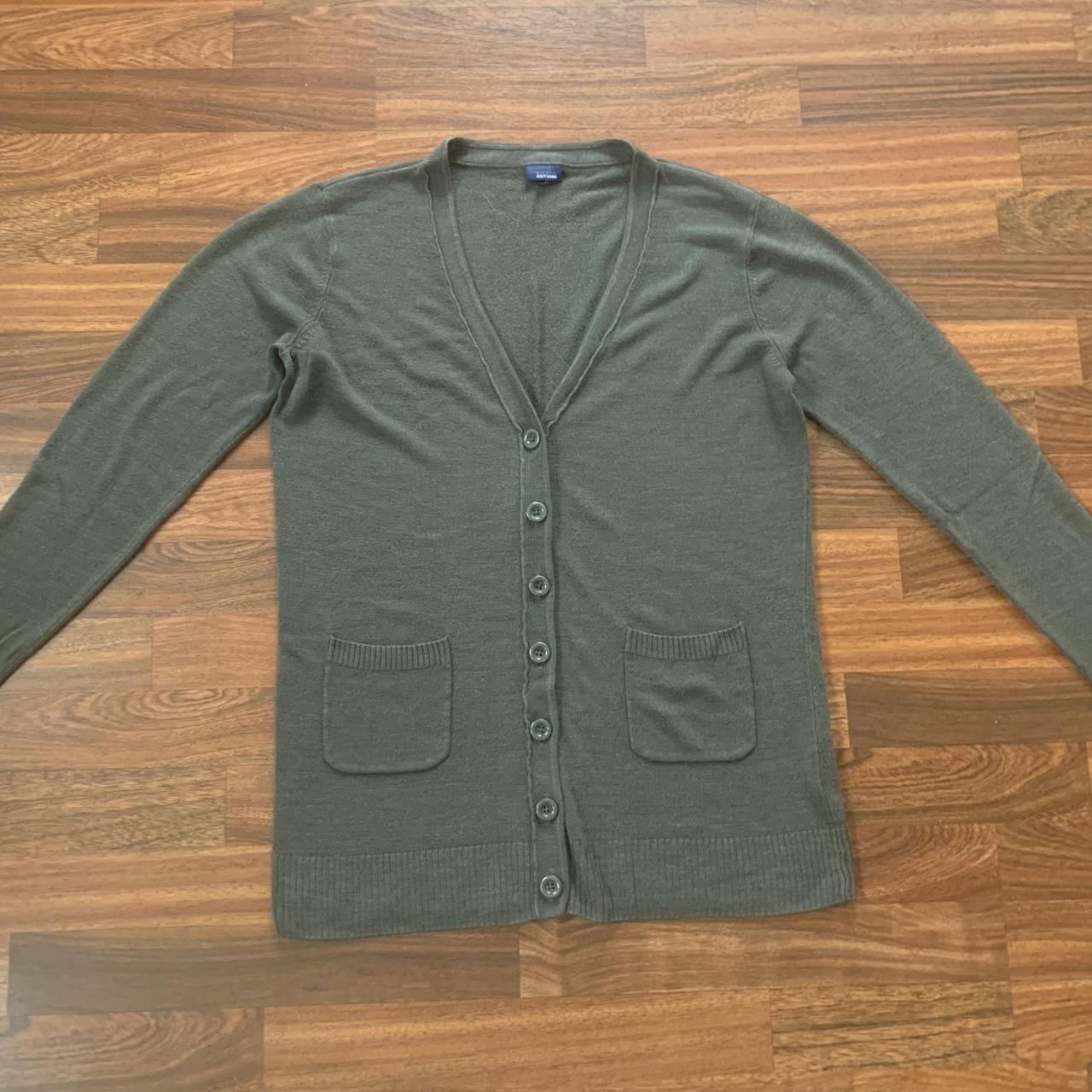 Basic Editions Women's Cardigan - Grey - L – Basi… - image 1