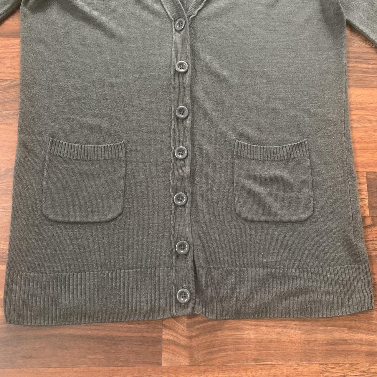 Basic Editions Women's Cardigan - Grey - L – Basi… - image 2